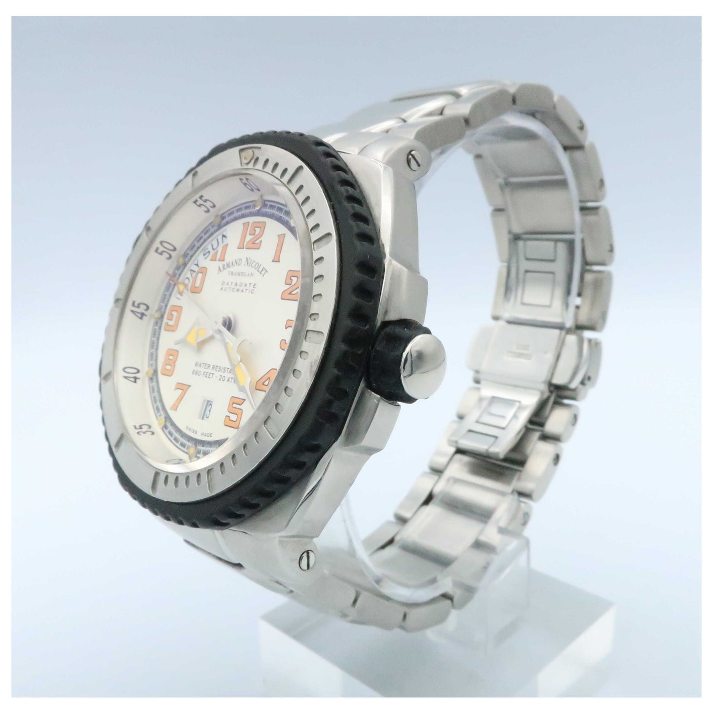 Armand Nicolet S05 Men's Automatic Watch 9160G-AG-M9168-PO - Image #4