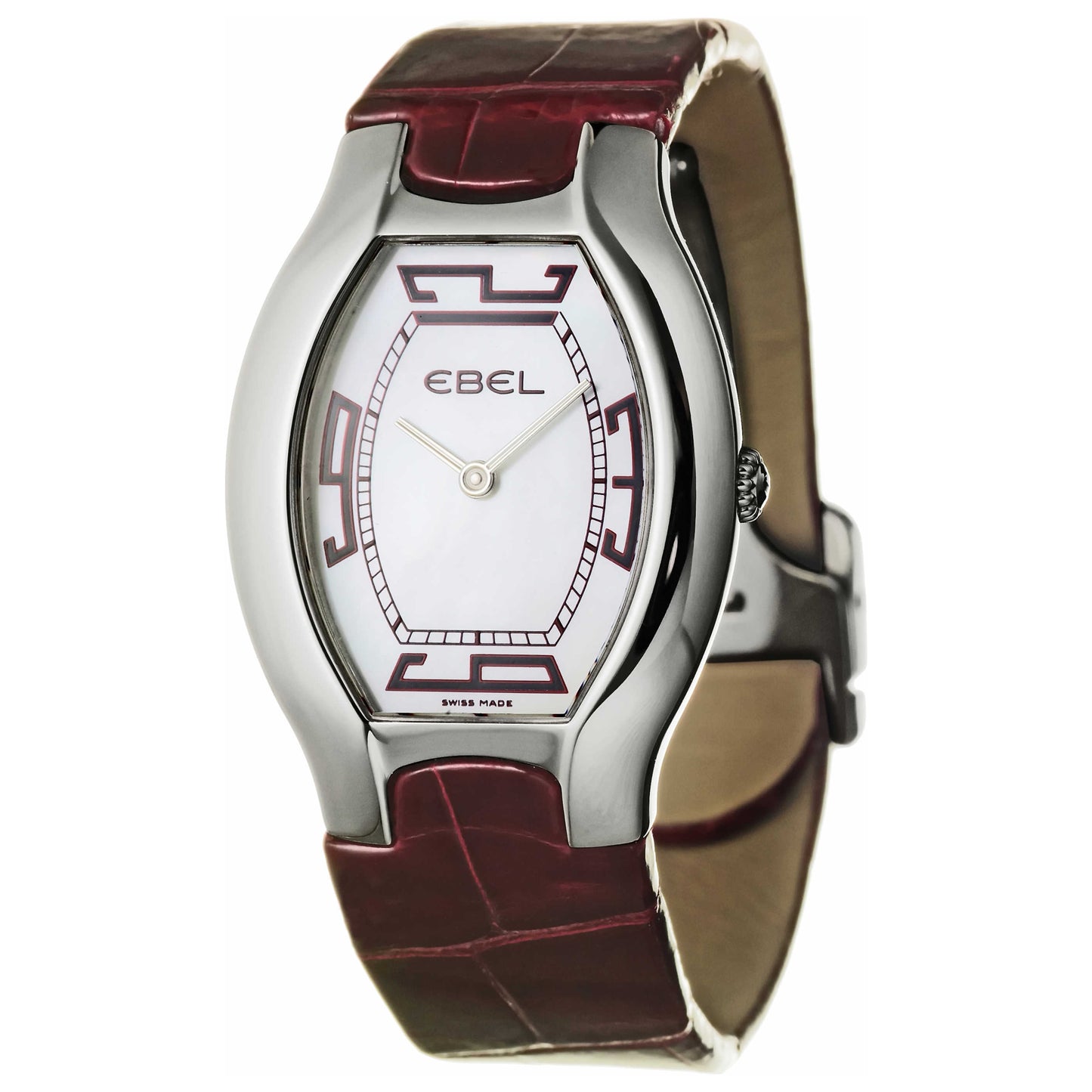 Front view of Ebel Beluga Tonneau Women's Swiss Quartz (Battery-Powered) Watch 9175G31-19135203