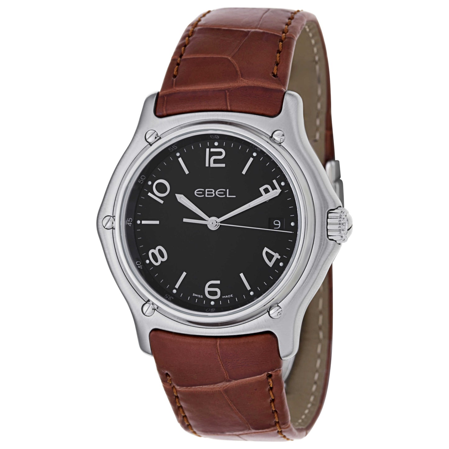 Front view of Ebel 1911 Men's Swiss Quartz (Battery-Powered) Watch 9187251-15535134