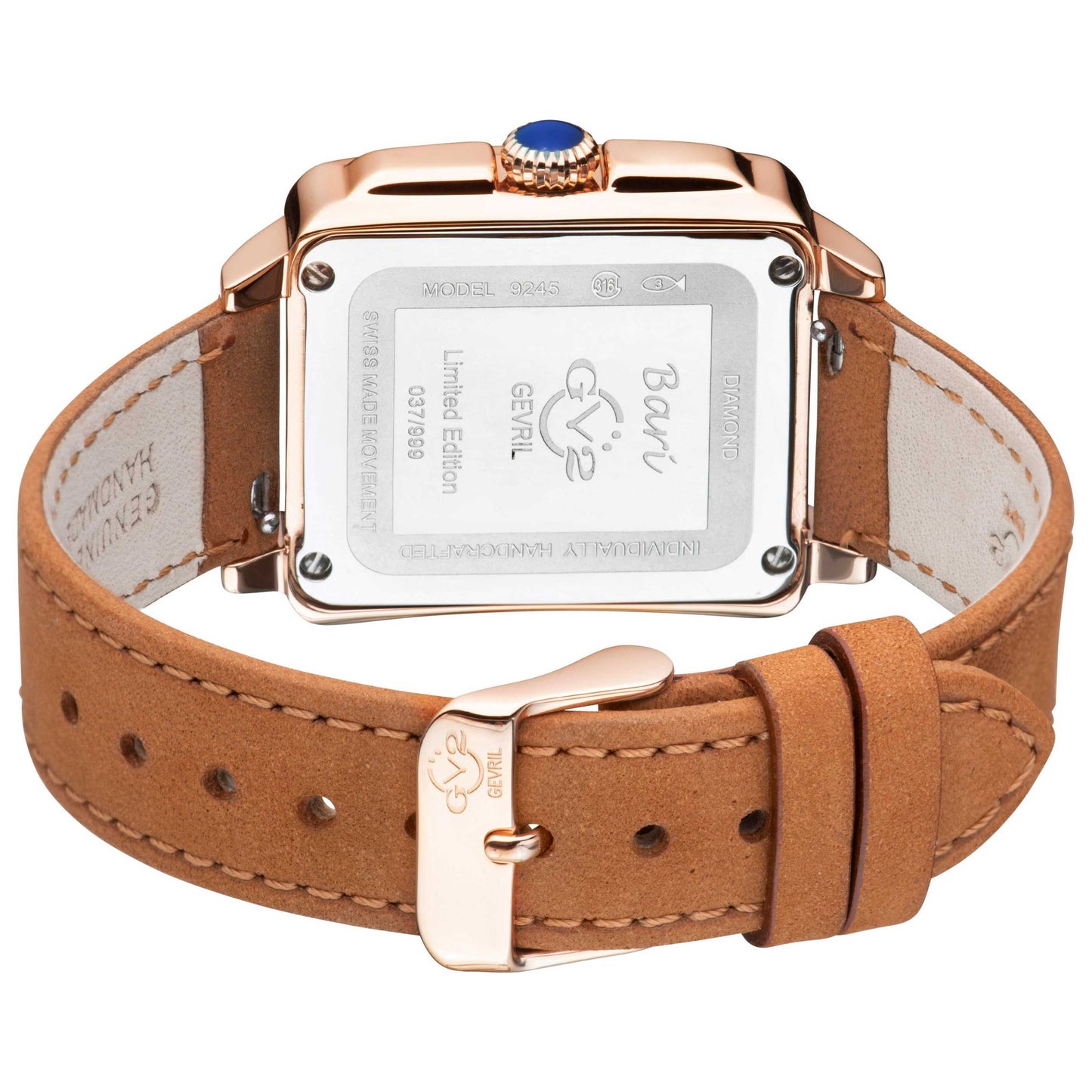 GV2 by Gevril Bari Diamond Women's Quartz Watch 9245.1 - Image #2