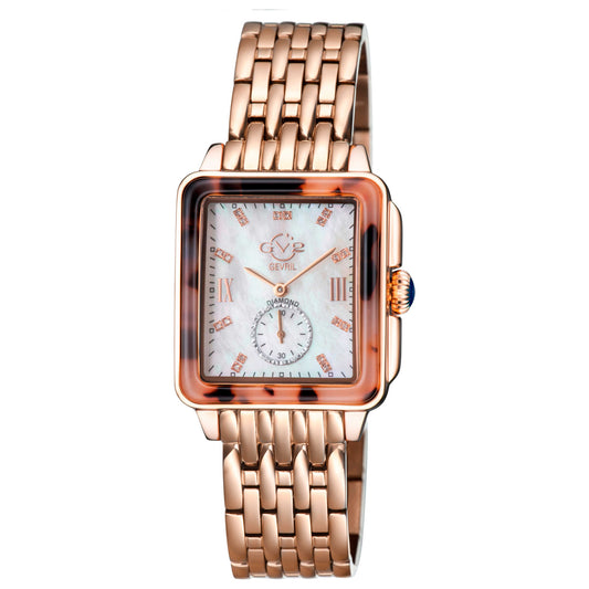 Front view of GV2 by Gevril Bari Diamond Women's Quartz Watch 9245B