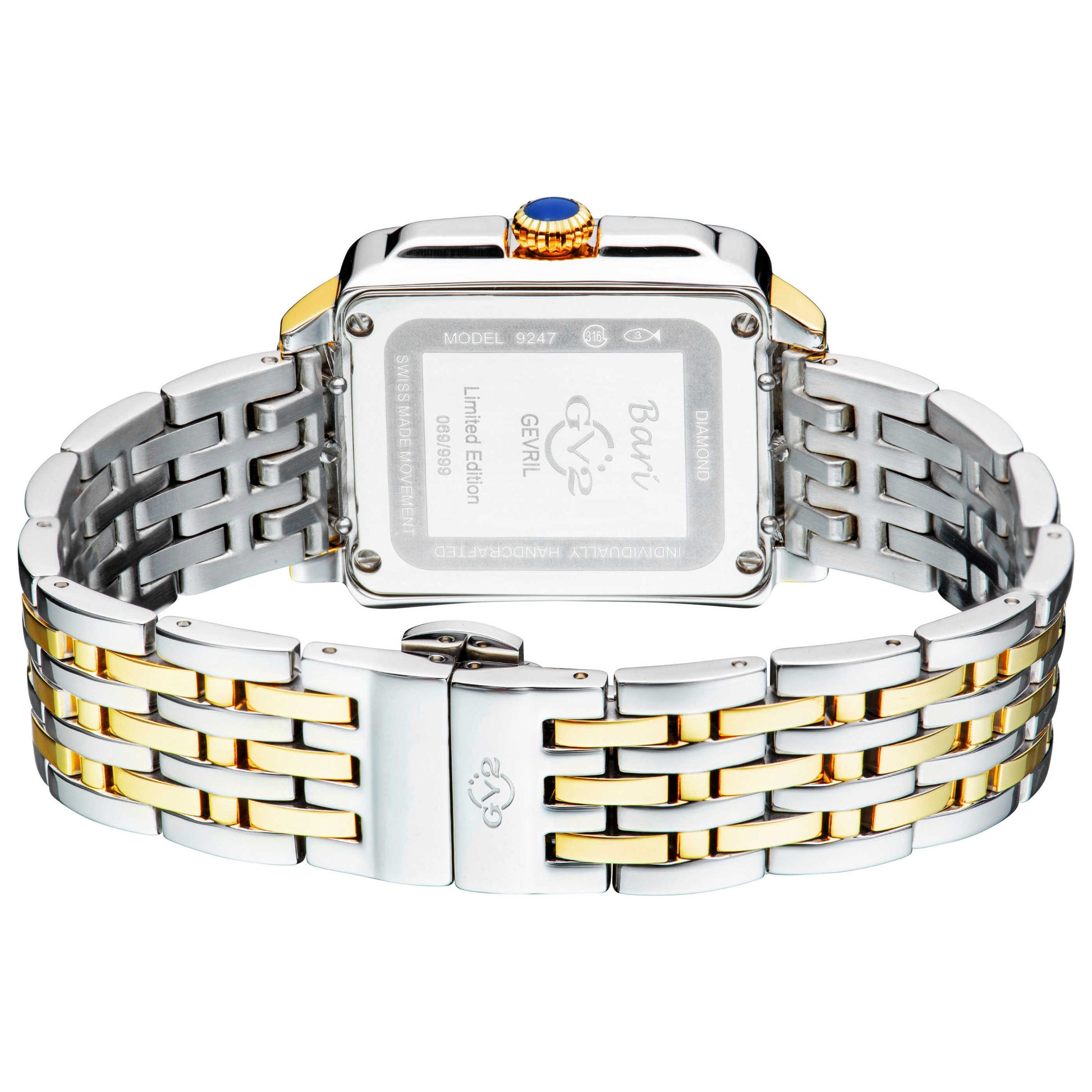 GV2 by Gevril Bari Diamond Women's Quartz Watch 9247B - Image #2