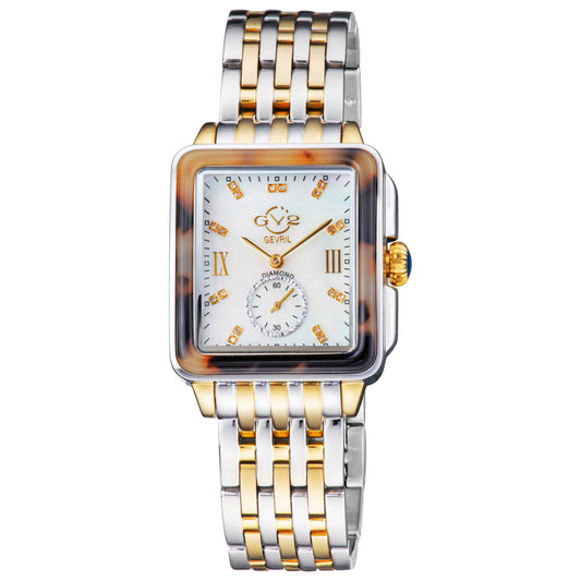 Front view of GV2 by Gevril Bari Diamond Women's Quartz Watch 9247B