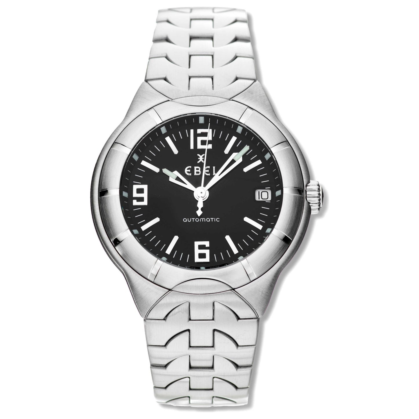 Front view of Ebel E-Type Men's Automatic Watch 9330C41-5716