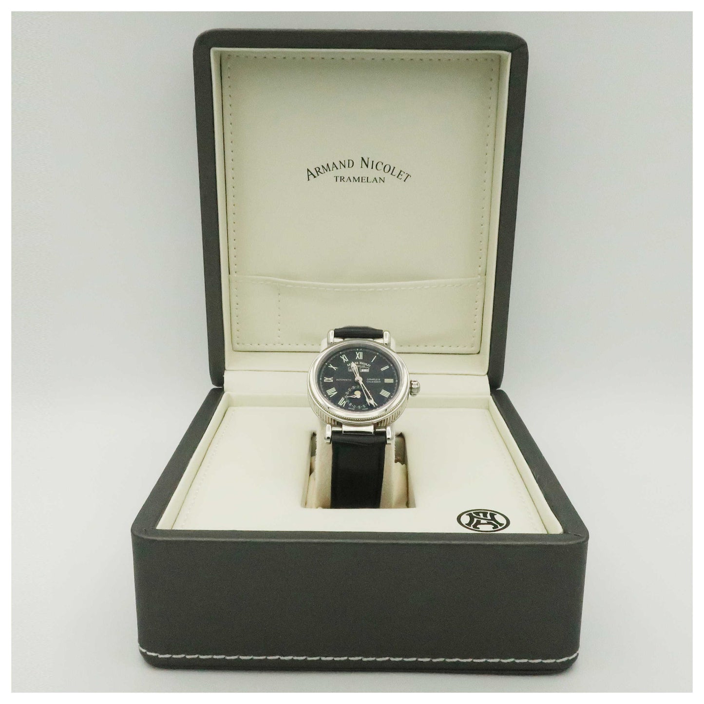 Armand Nicolet Arc Royal Men's Automatic Watch 9439A-NR-M9430-PO - Image #6