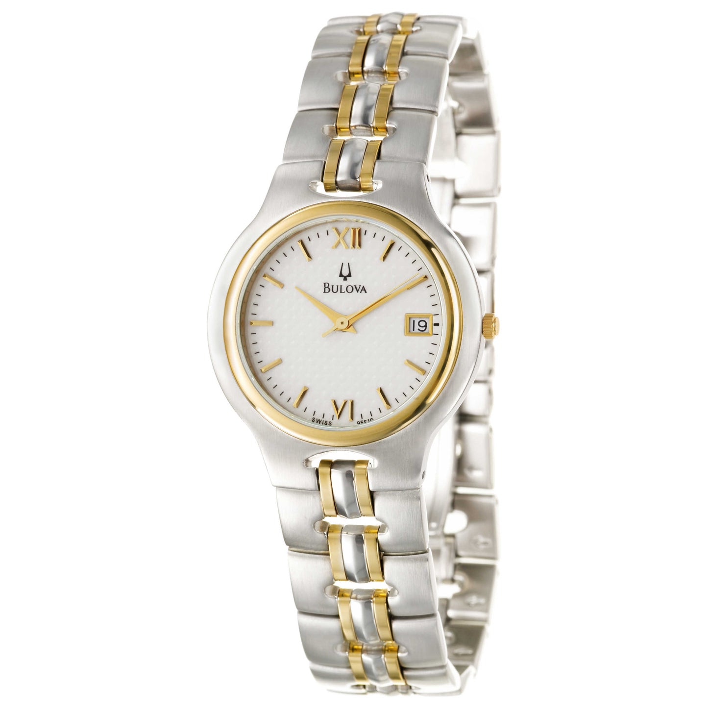 Front view of Bulova Dress Men's Swiss Quartz (Battery-Powered) Watch 95S10