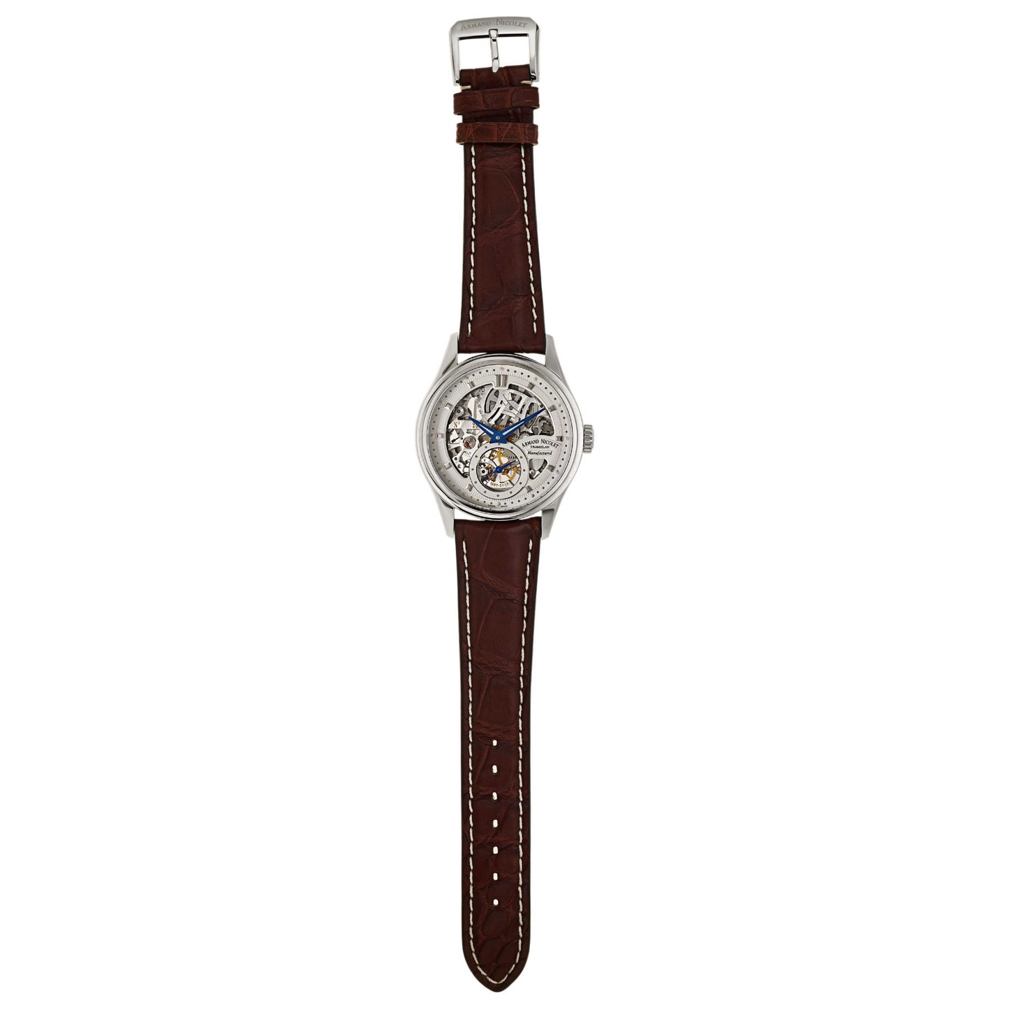 Armand Nicolet LS8 Men's Manual-Wind Watch 9620S-AG-P713MR2 - Image #8