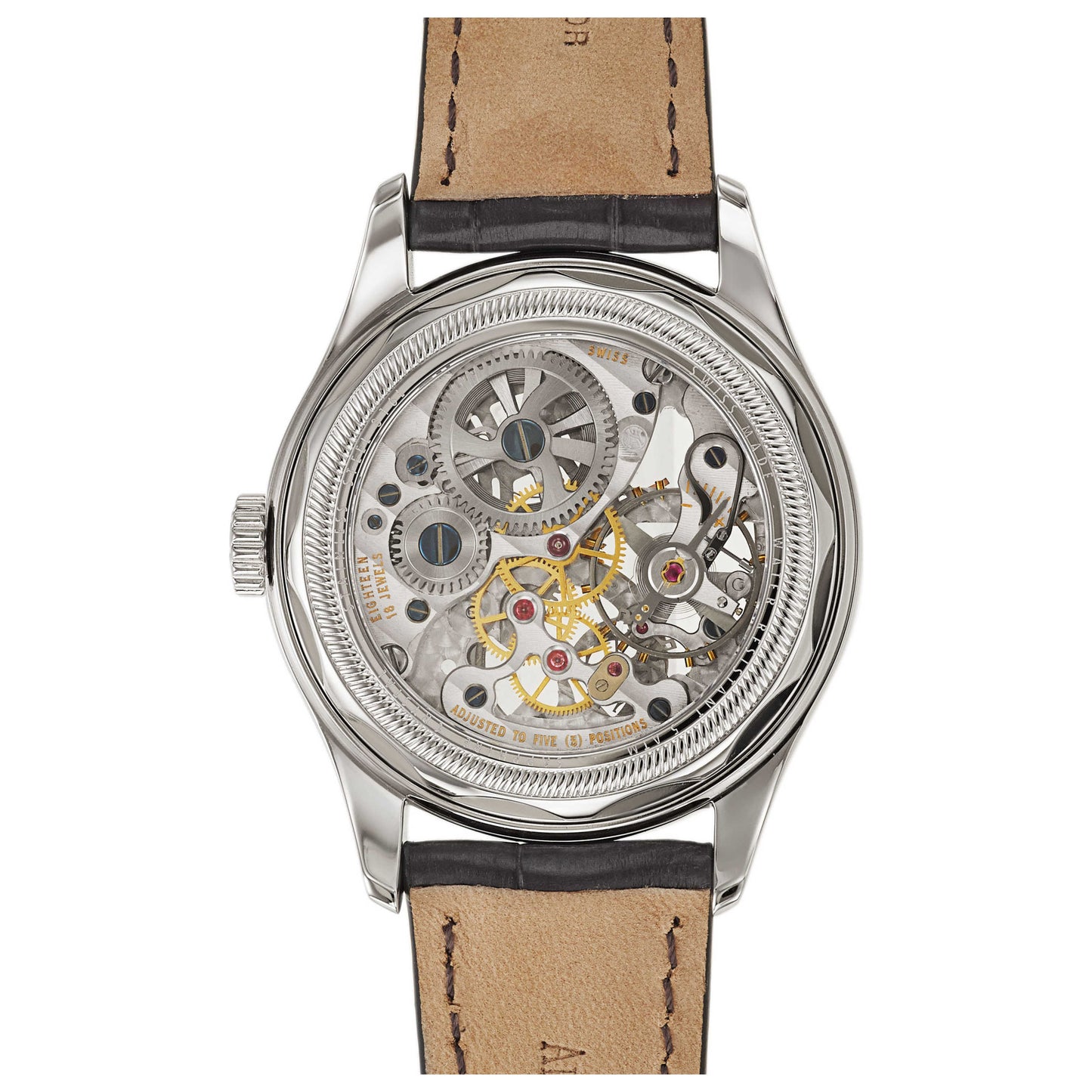 Armand Nicolet LS8 Men's Manual-Wind Watch 9620S-GL-P713GR2 - Image #2