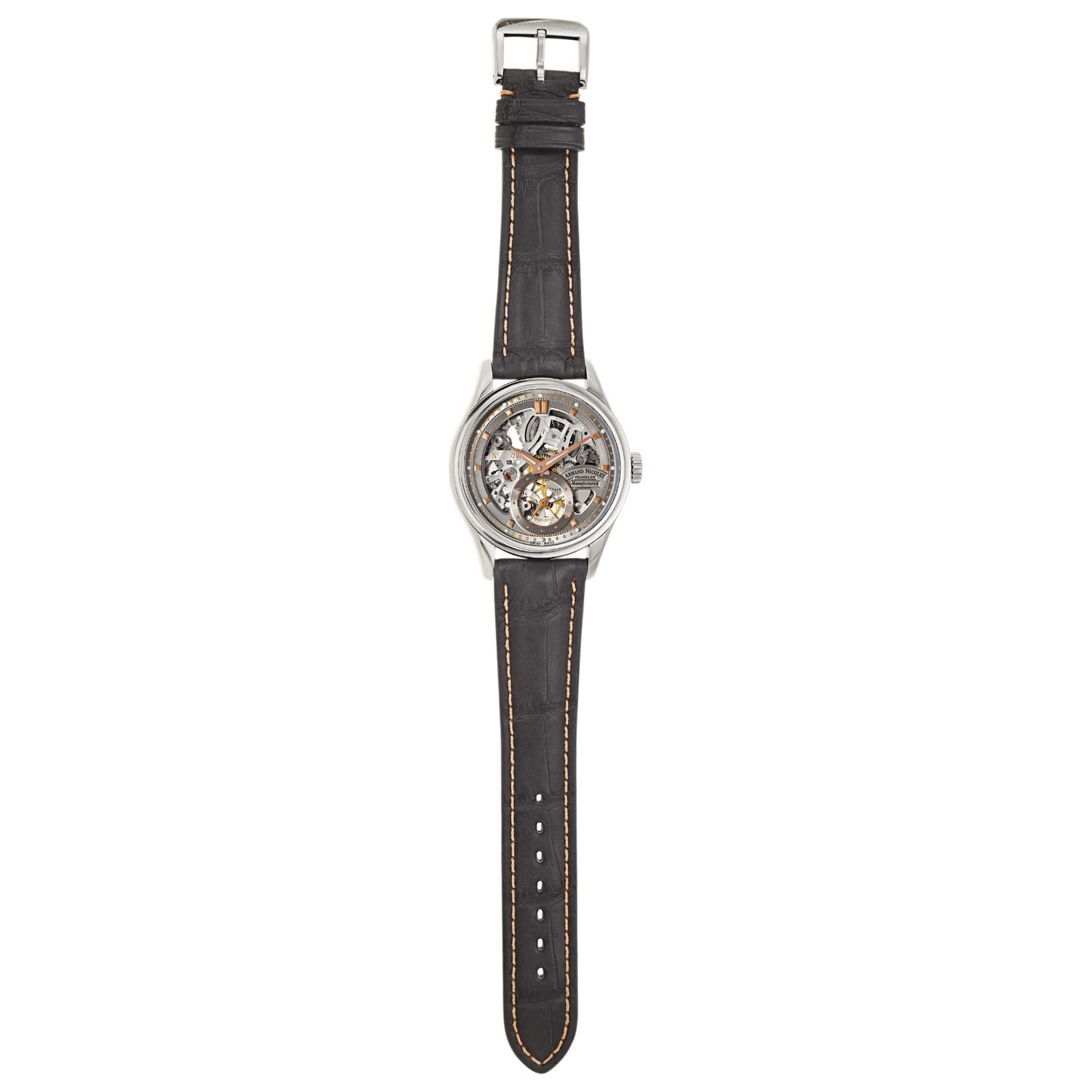 Armand Nicolet LS8 Men's Manual-Wind Watch 9620S-GL-P713GR2 - Image #8