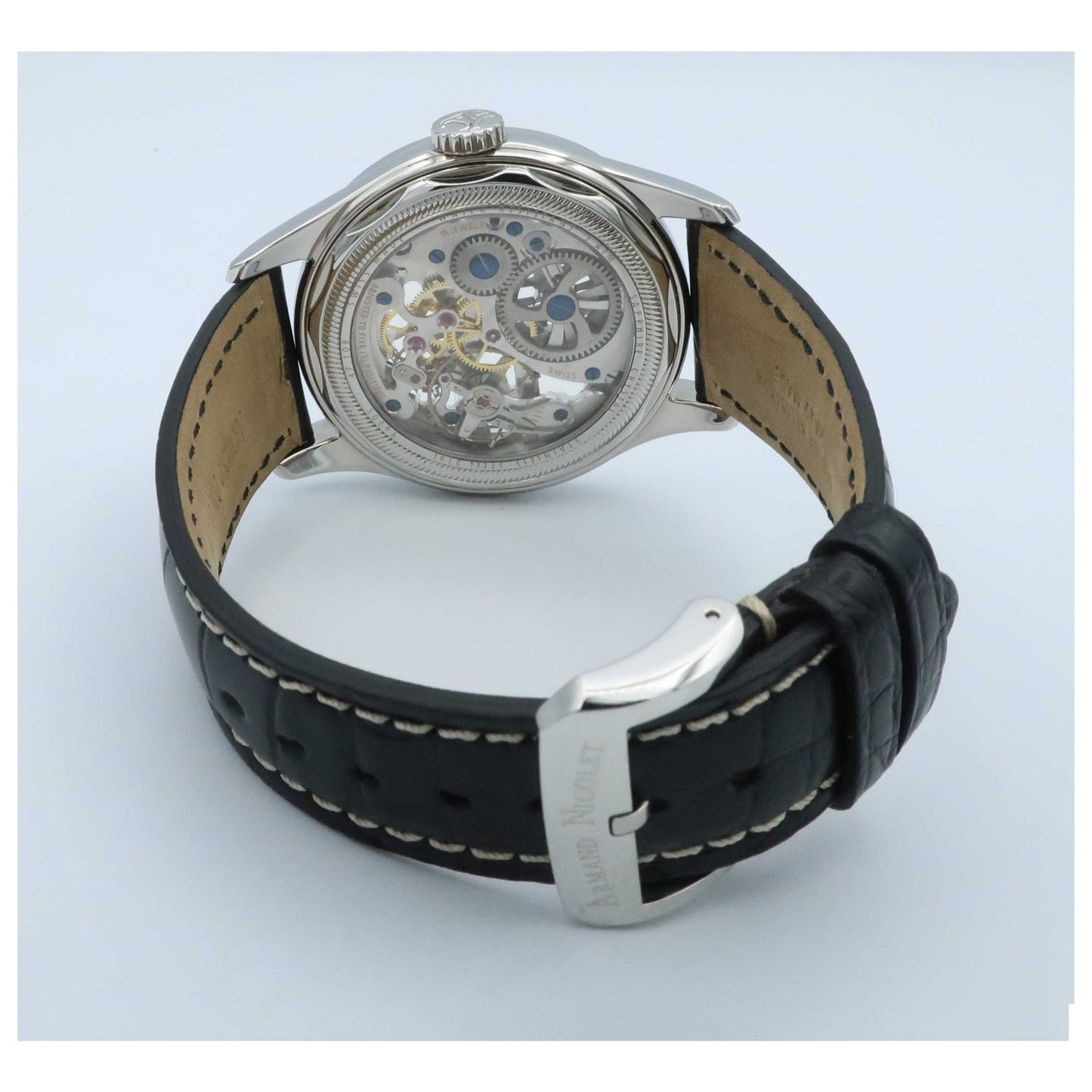 Armand Nicolet LS8 Men's Manual-Wind Watch 9620S-NR-P713NR2-SD - Image #2