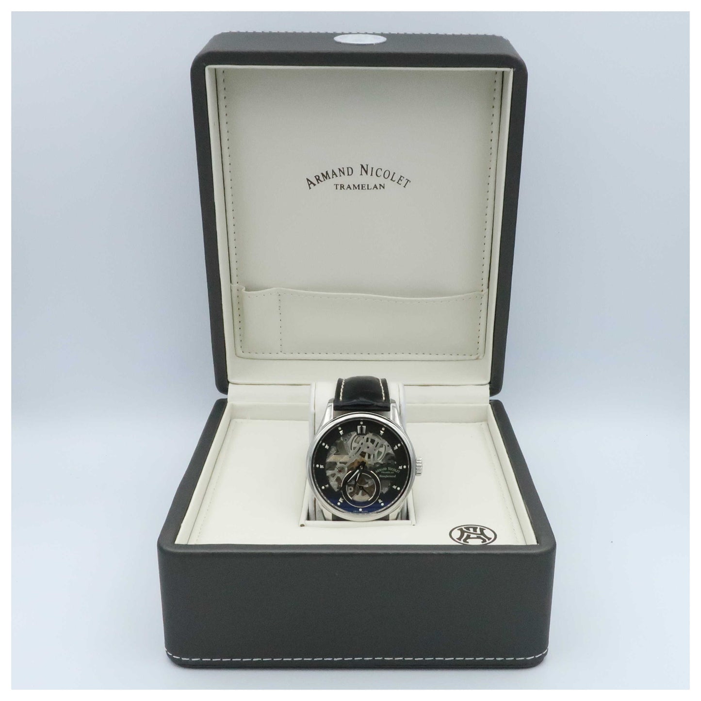 Armand Nicolet LS8 Men's Manual-Wind Watch 9620S-NR-P713NR2-SD - Image #6