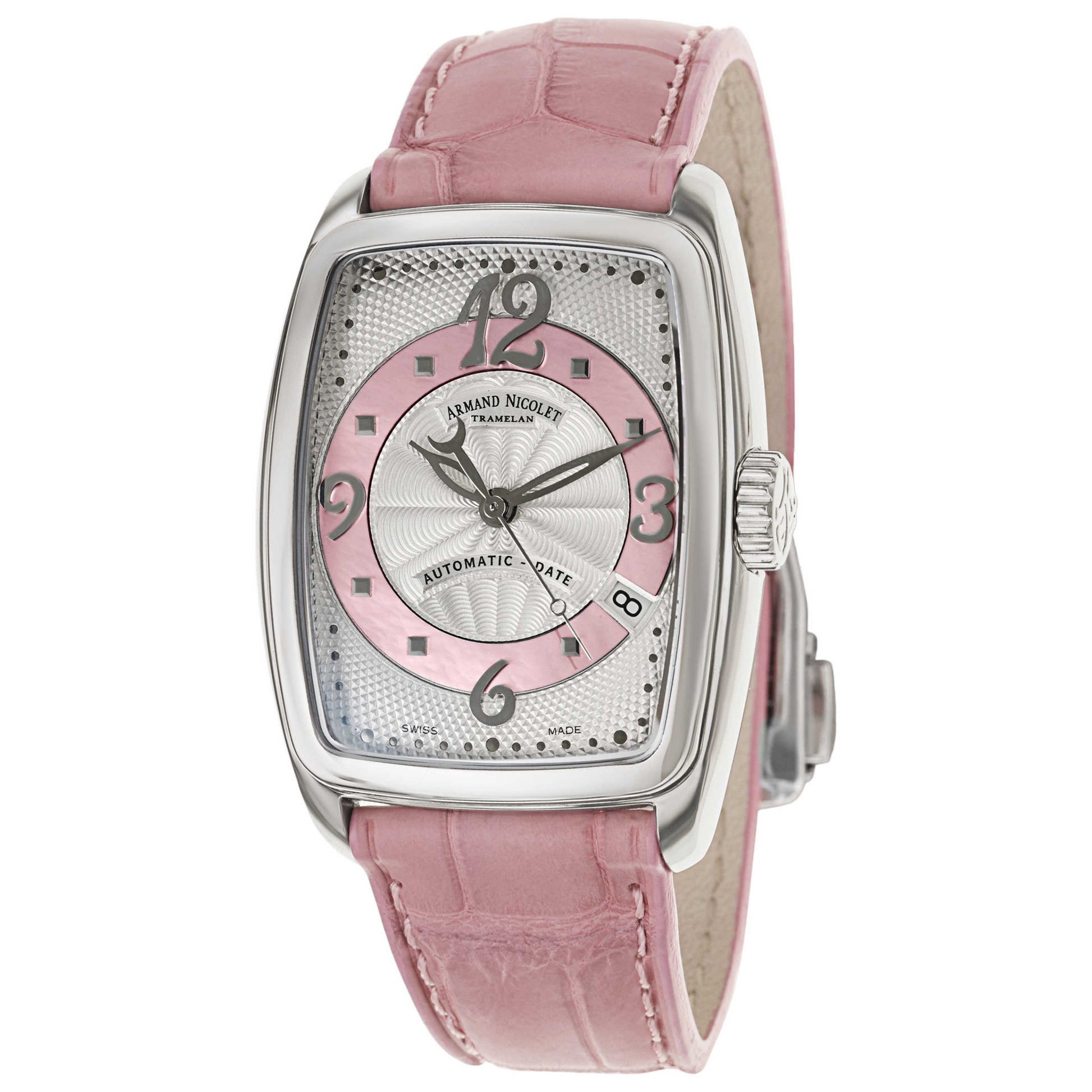 Front view of Armand Nicolet TL7 Women's Automatic Watch 9631A-AS-P968RS0