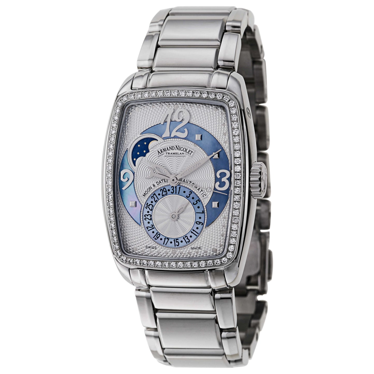 Front view of Armand Nicolet TL7 Women's Automatic Watch 9633D-AK-M9631