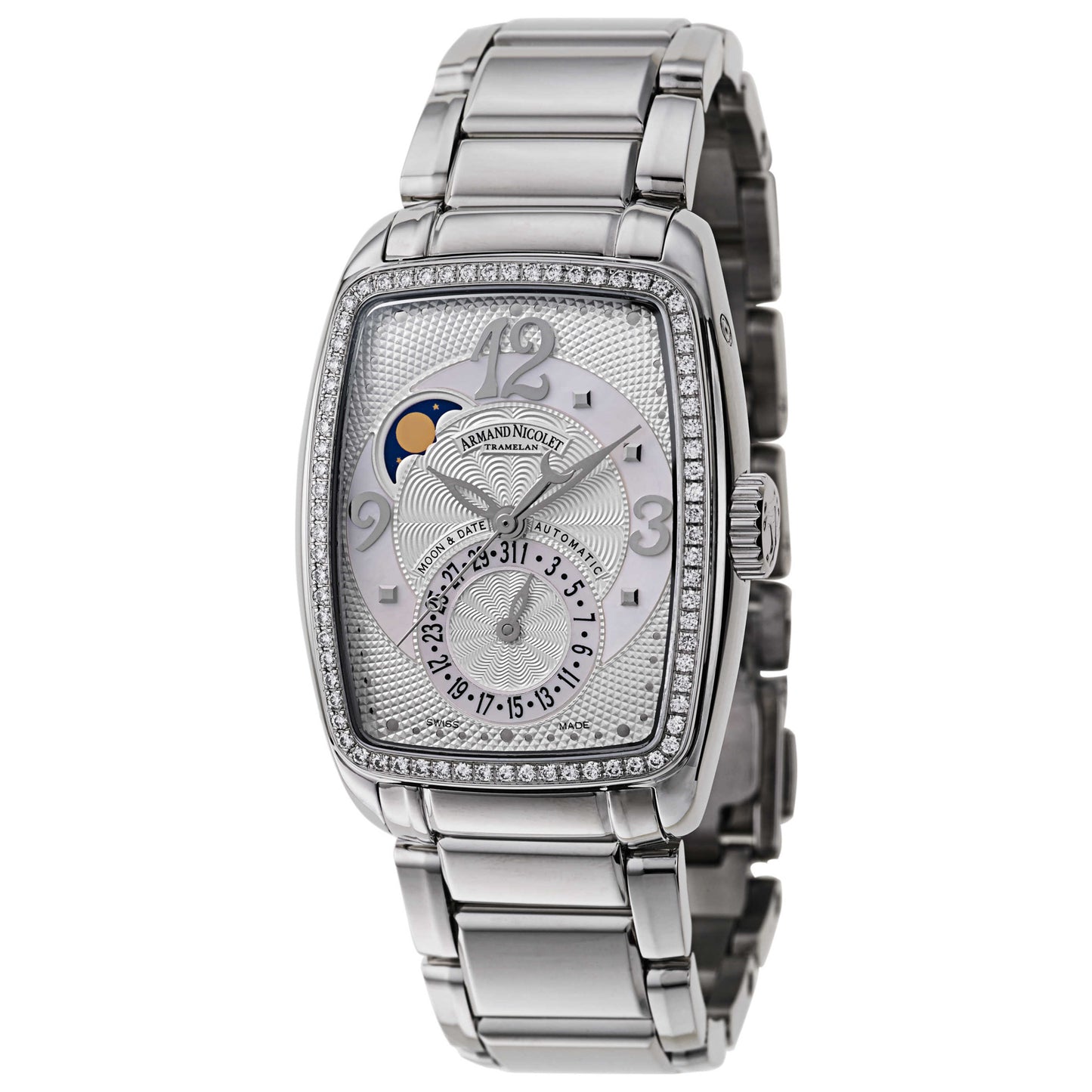 Front view of Armand Nicolet TL7 Women's Automatic Watch 9633D-AN-M9631