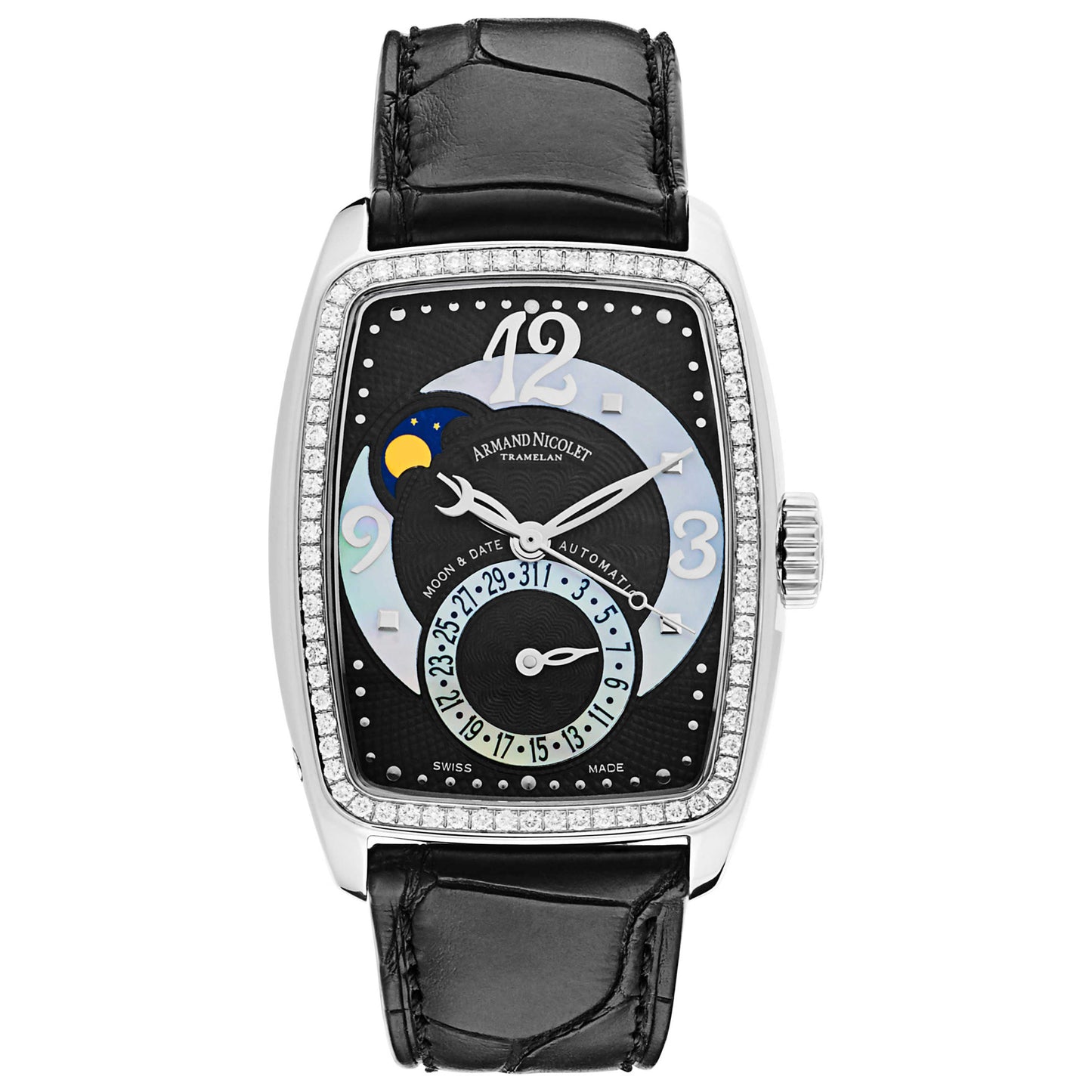 Front view of Armand Nicolet TL7 Women's Automatic Watch 9633D-NN-P968NR0