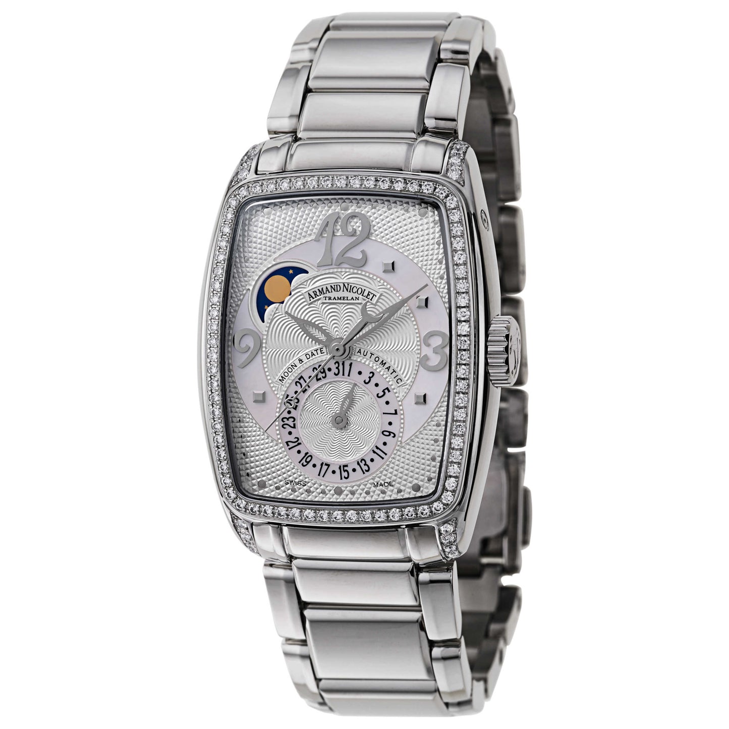 Front view of Armand Nicolet TL7 Women's Automatic Watch 9633L-AN-M9631