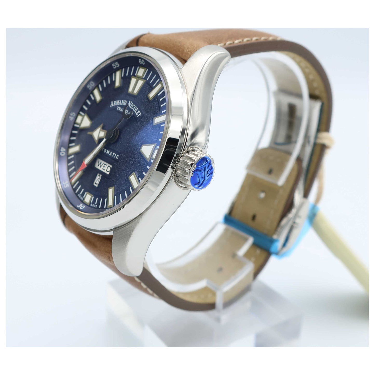 Armand Nicolet M02 Men's Automatic Watch 9640M-BU-PK2420MR-SD - Image #4