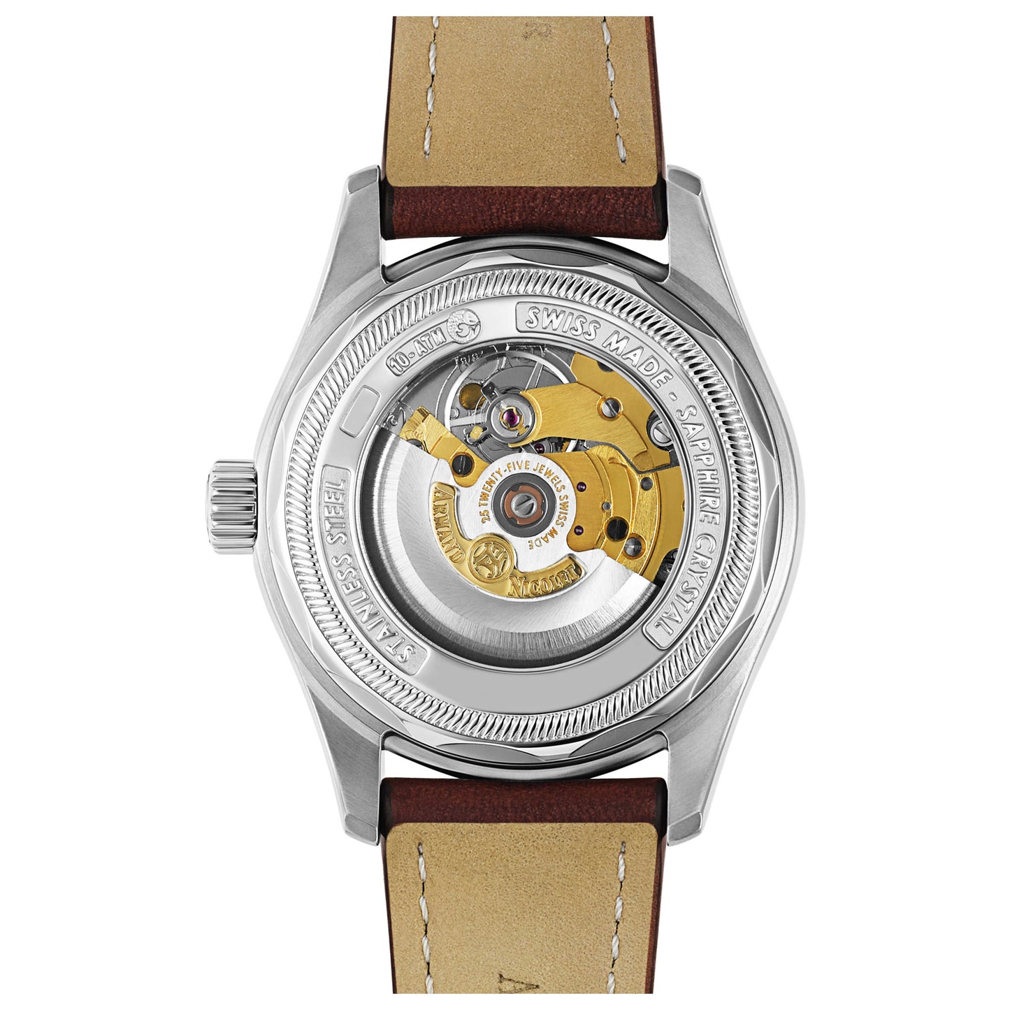 Armand Nicolet M02 Men's Automatic Watch 9640M-BU-PK2420MR - Image #2