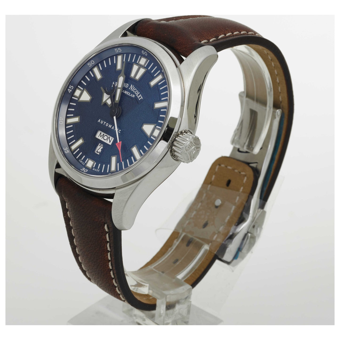 Armand Nicolet M02 Men's Automatic Watch 9640M-BUPK2420MR-SDV - Image #4