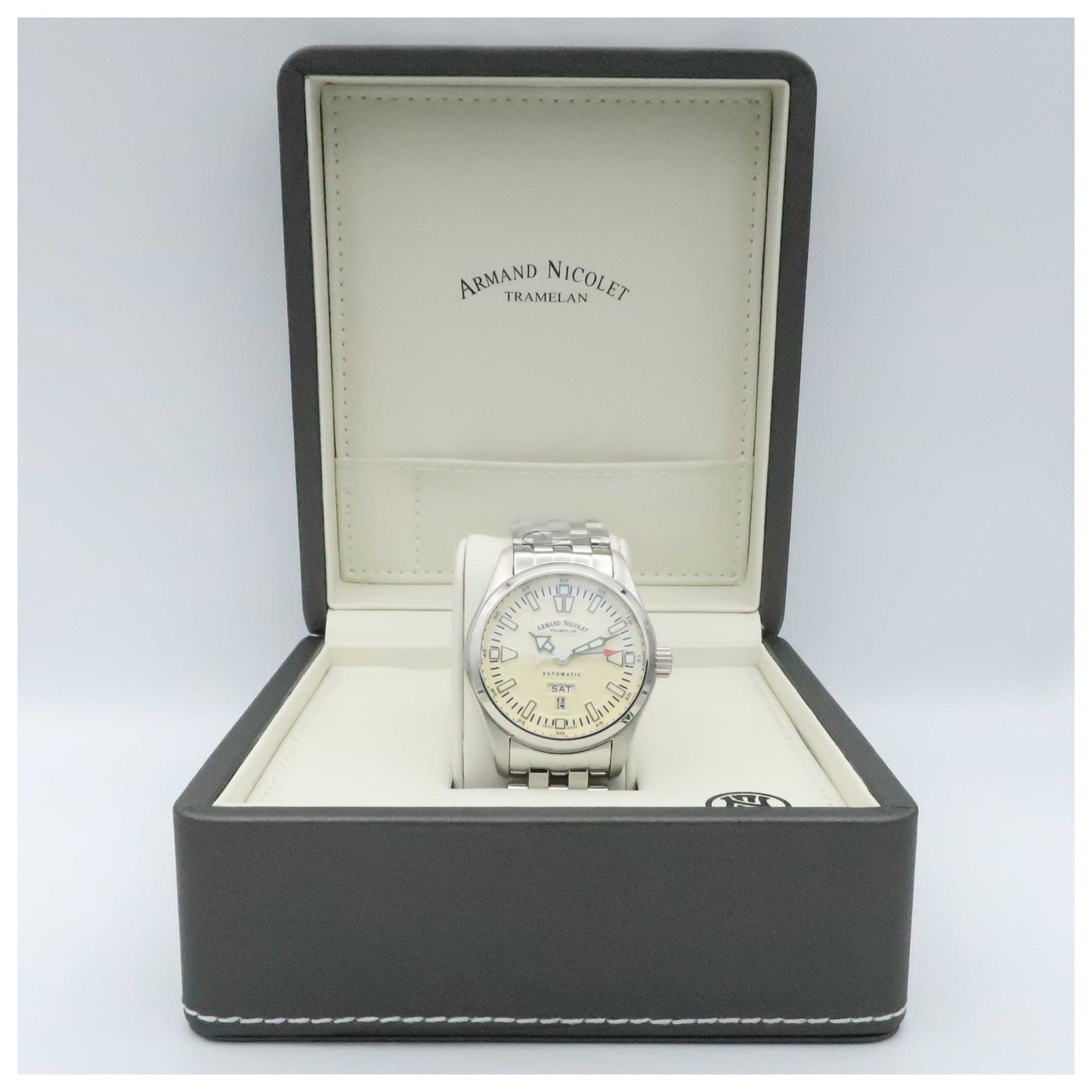 Armand Nicolet M02 Men's Automatic Watch 9640M-IV-M9140-SDV - Image #6