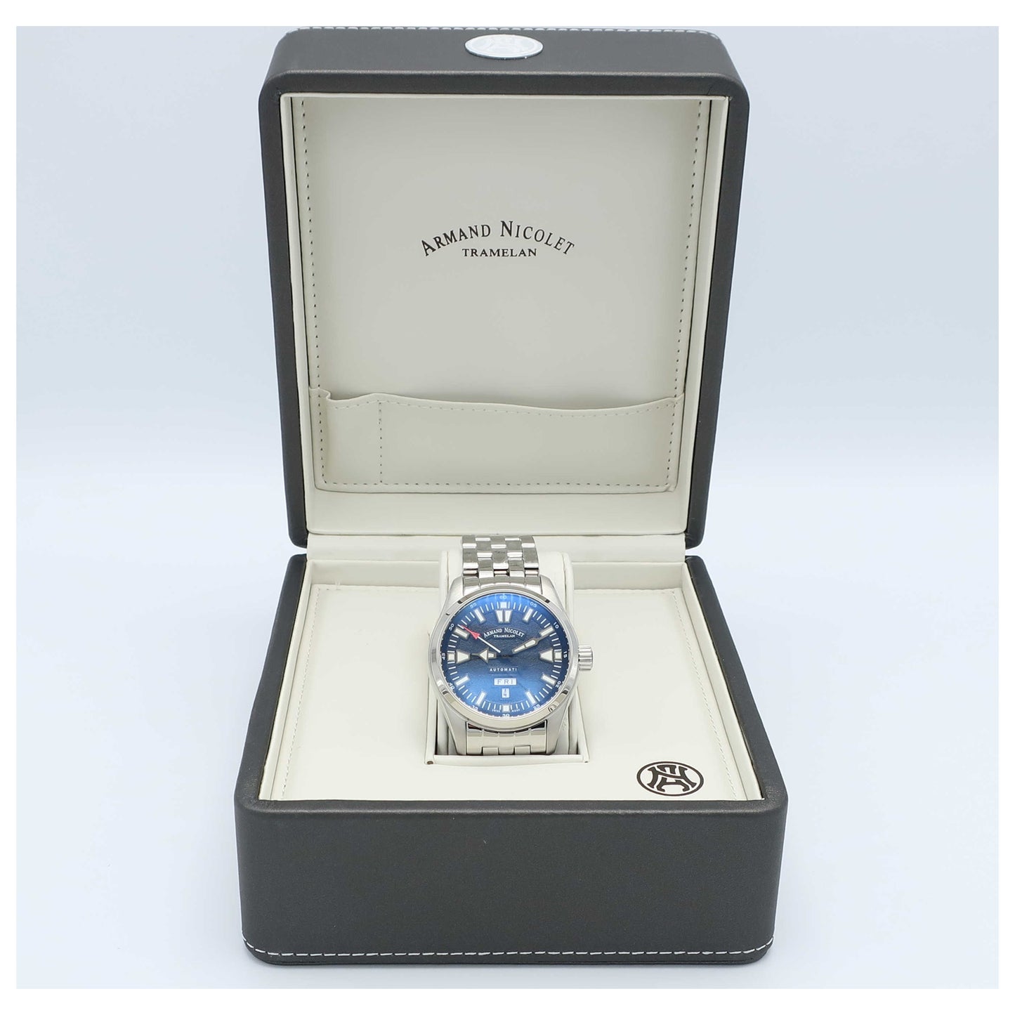Armand Nicolet M02 Men's Automatic Watch 9640M-NR-M9140-SD - Image #6