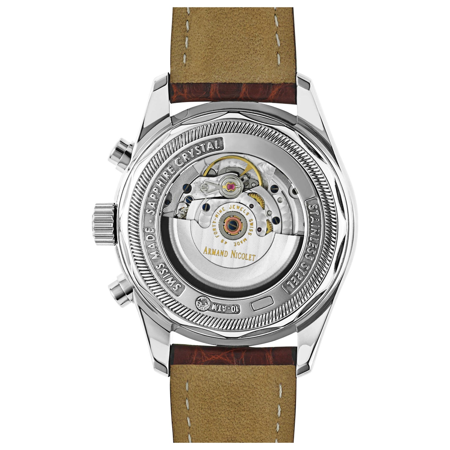 Armand Nicolet M02 Men's Automatic Watch 9644A-AS-P974MR2 - Image #2