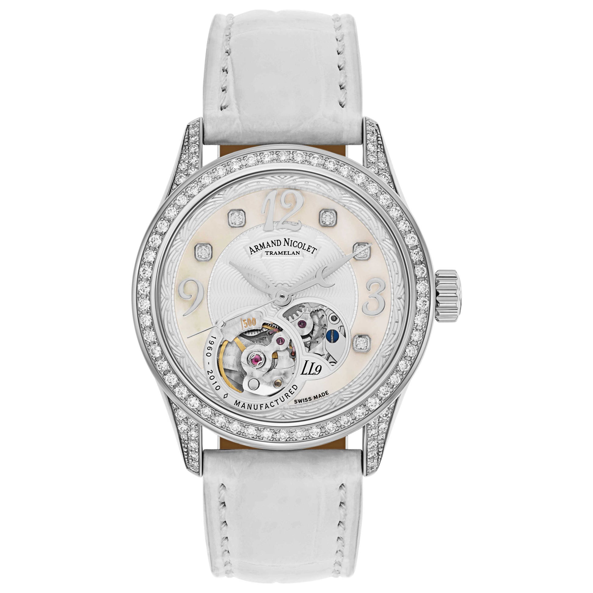 Front view of Armand Nicolet LL9 Women's Automatic Watch 9653L-AN-P953BC8