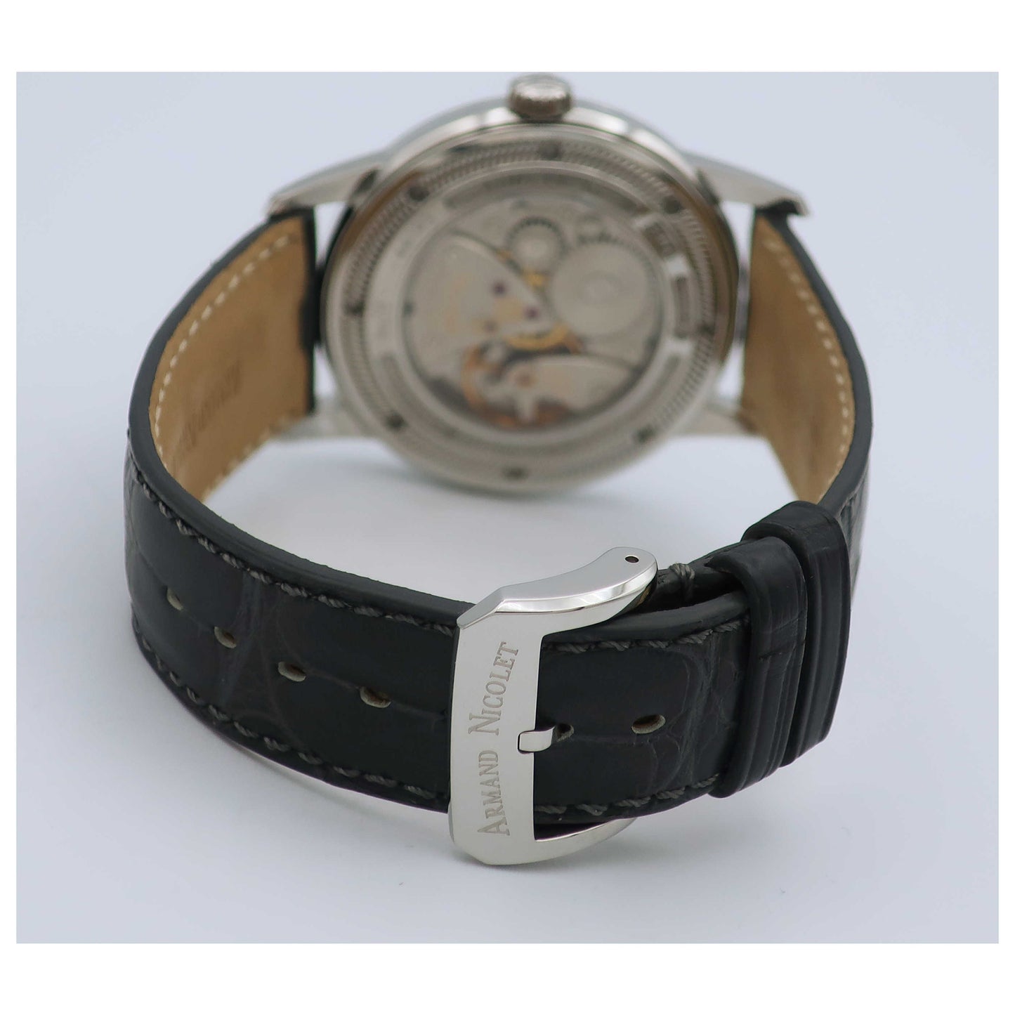 Armand Nicolet L10 Men's Manual-Wind Watch 9670A-GR-P670GR1-SD - Image #2