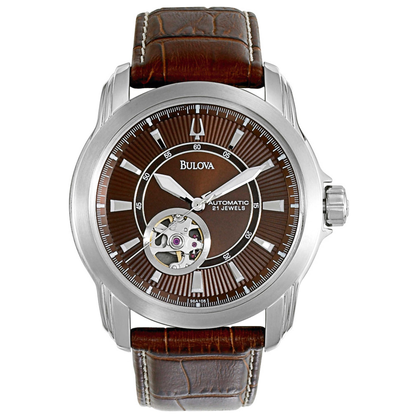 Front view of Bulova BVA Series Men's Automatic Watch 96A108