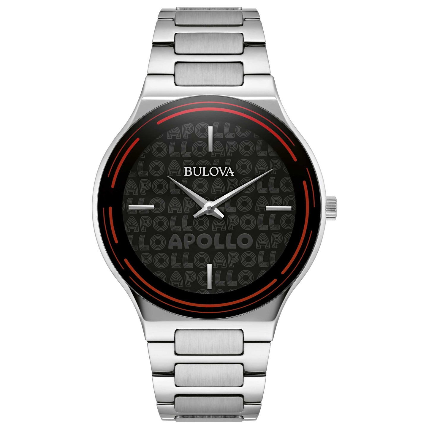 Front view of Bulova Apollo Men's Quartz Watch 96A296