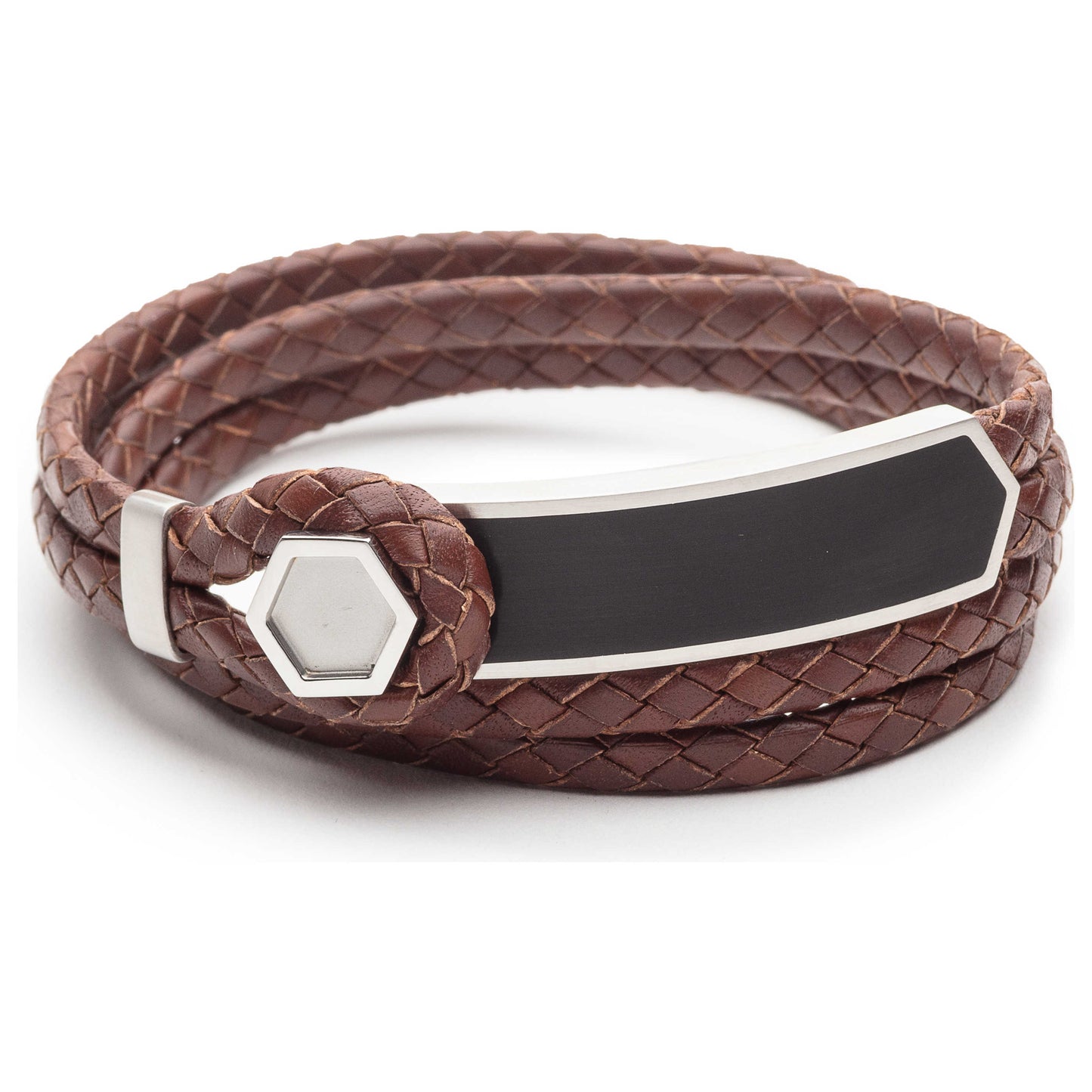 Front view of Bulova Precisionist Men's Bracelet 96B009L