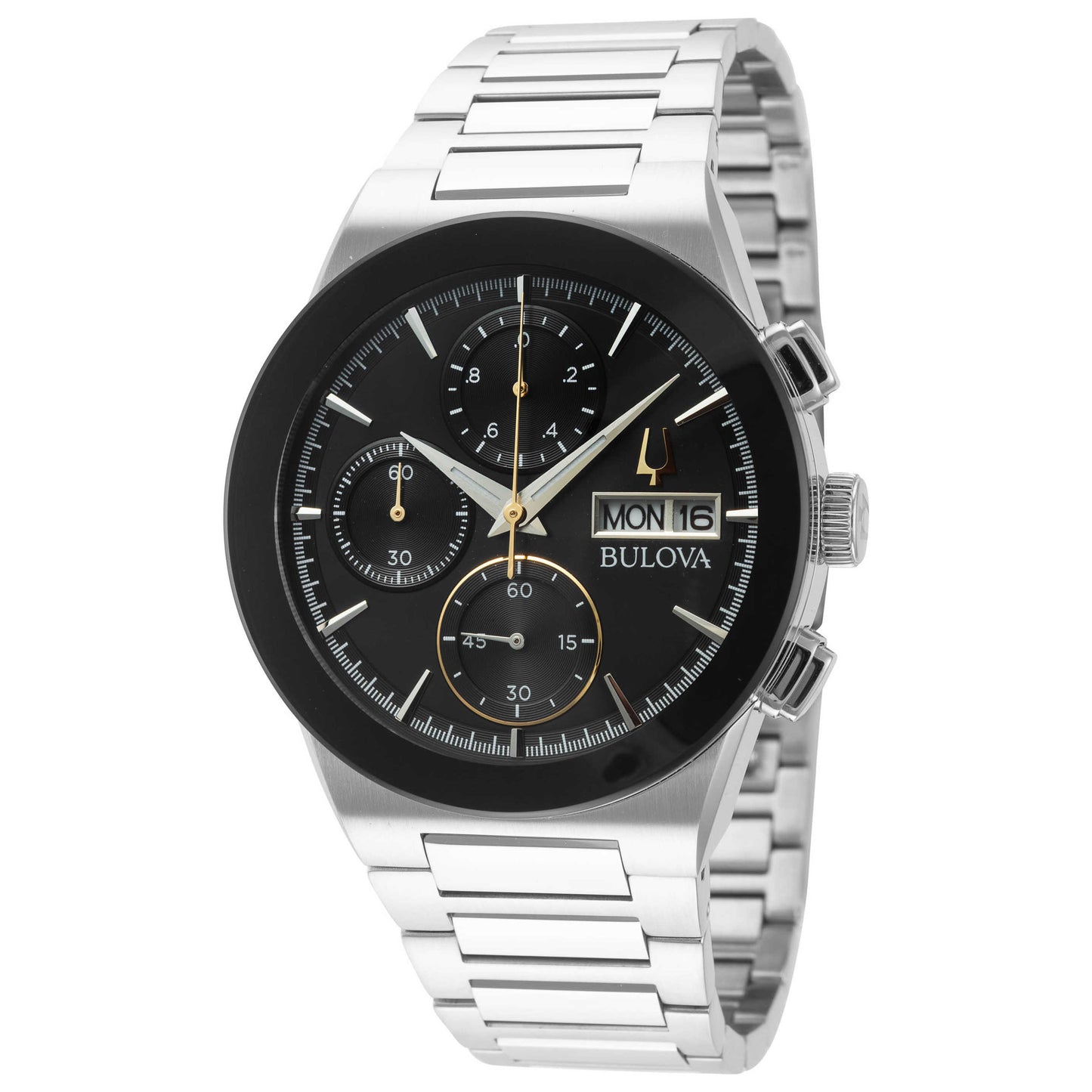 Front view of Bulova Modern Millenia Men's Quartz Watch 96C149