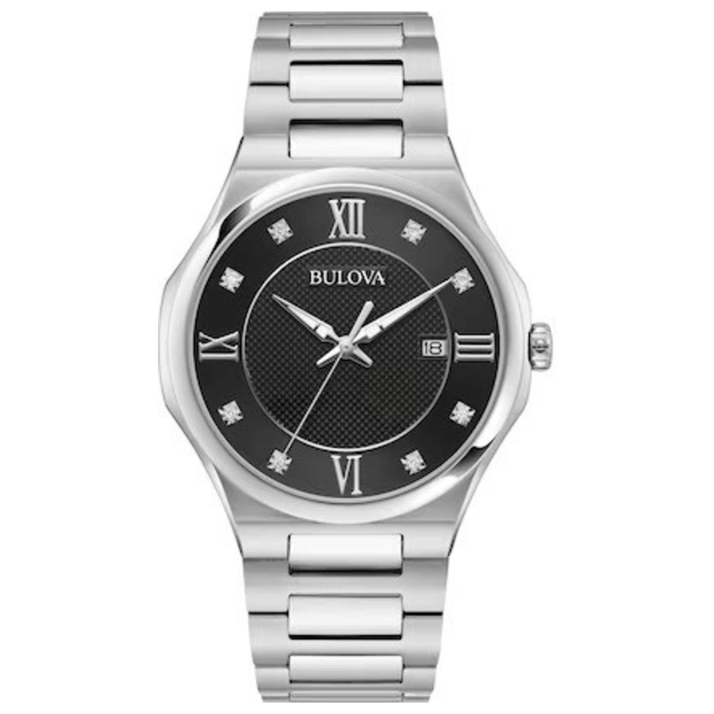 Front view of Bulova Classic Men's Quartz Watch 96D156