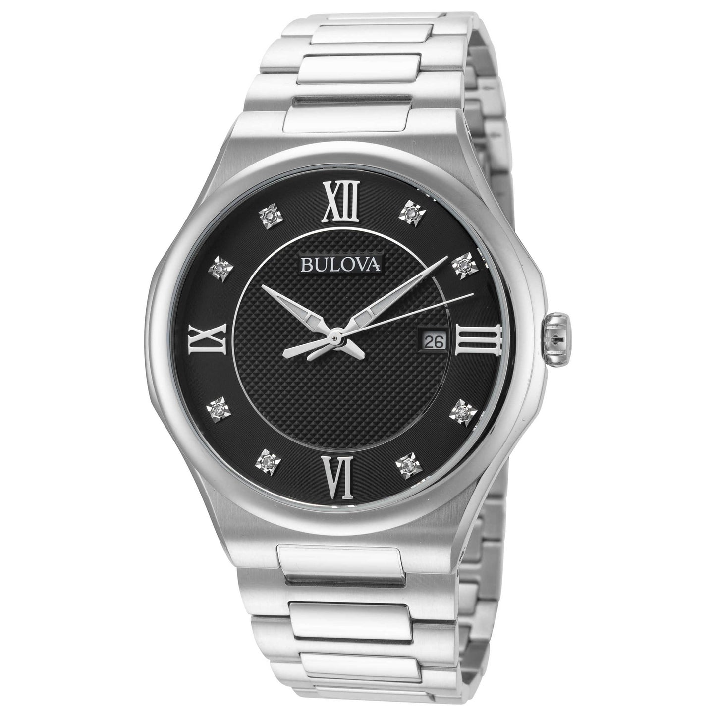 Front view of Bulova Classic Men's Quartz Watch 96D156
