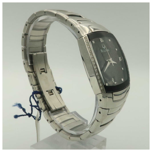 Bulova Diamonds Men's Quartz Watch 96E02-PO - Image #3