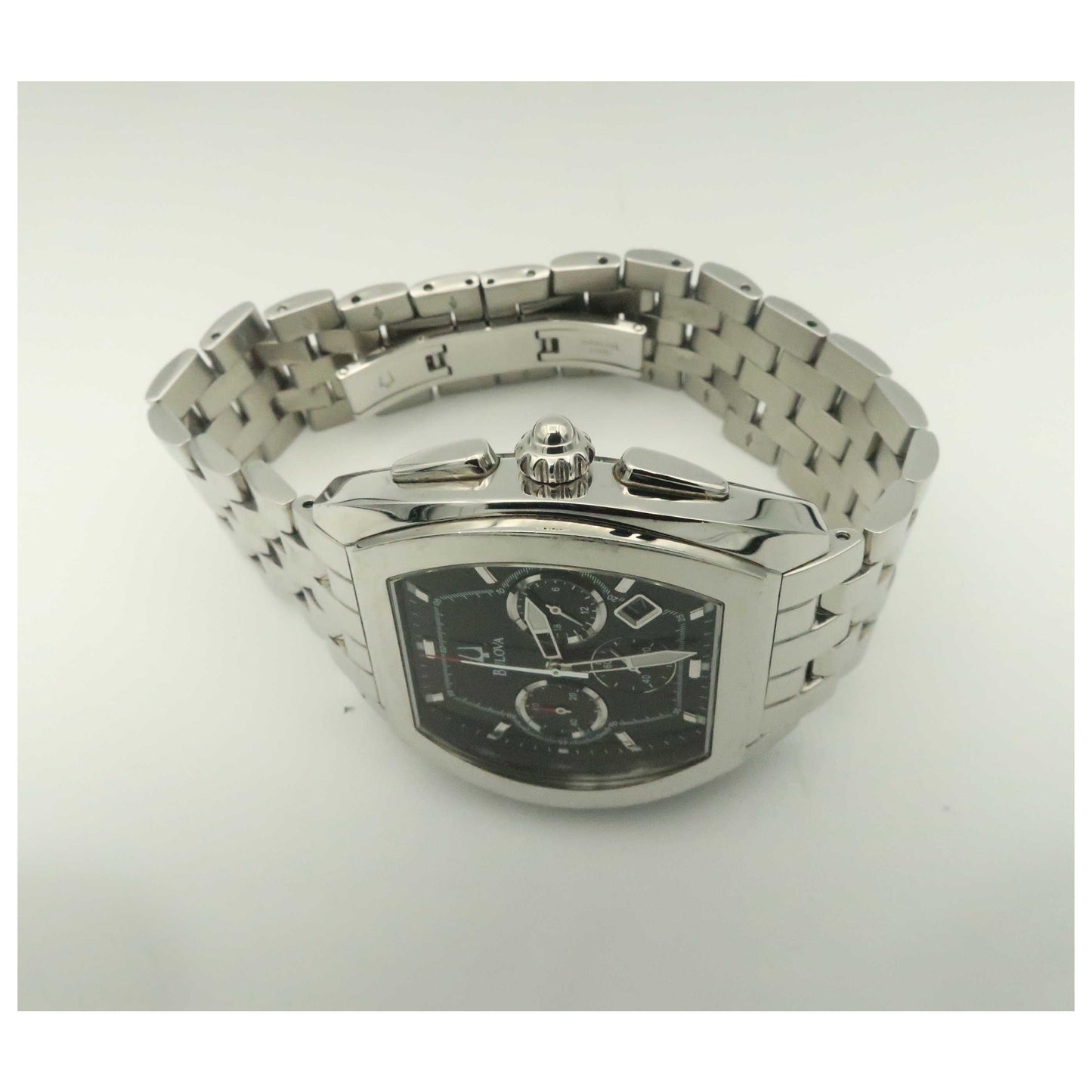 Bulova Bracelet Men's Swiss Quartz (Battery-Powered) Watch 96G59-PO - Image #8