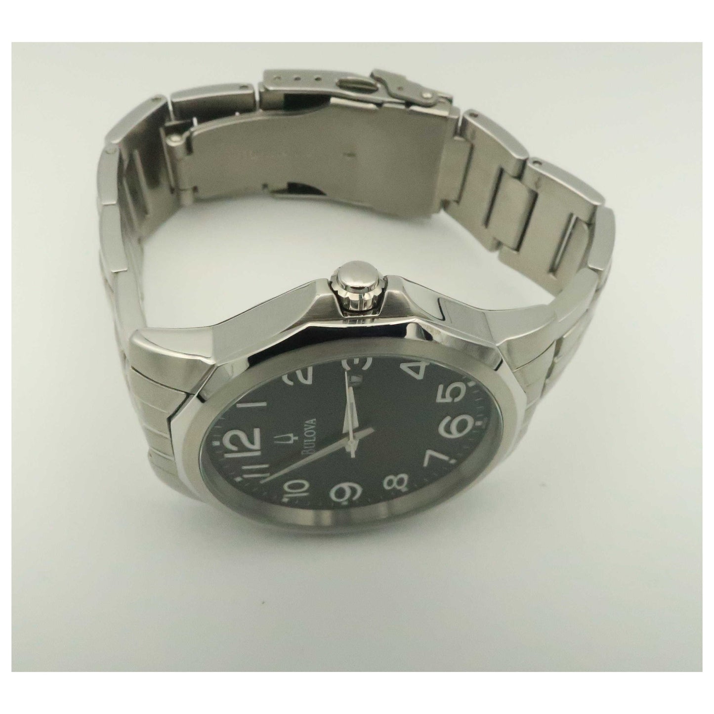 Bulova Dress Men's Japanese Quartz (Battery-Powered) Watch 96G90-PO - Image #8