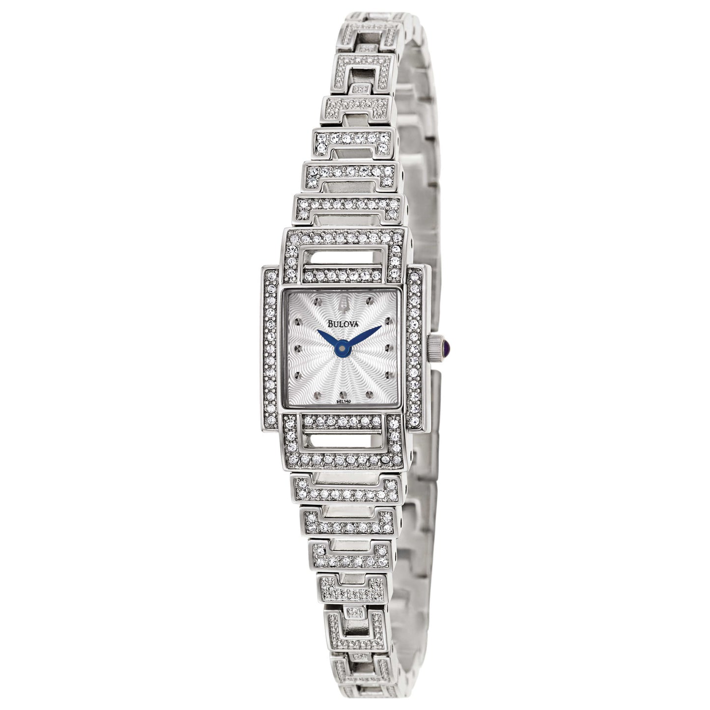 Front view of Bulova Crystal Women's Quartz Watch 96L140