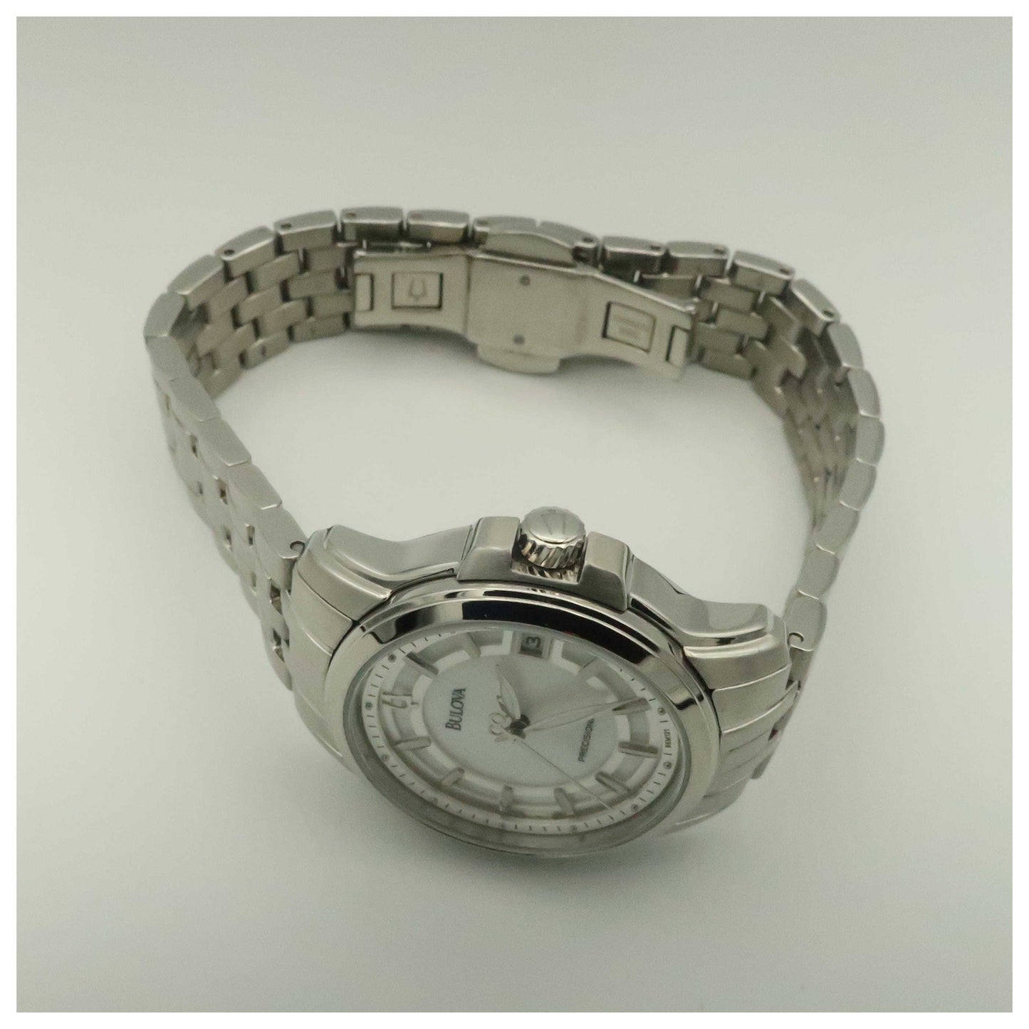 Bulova Precisionist Women's Japanese Quartz (Battery-Powered) Watch 96M121-PO - Image #8