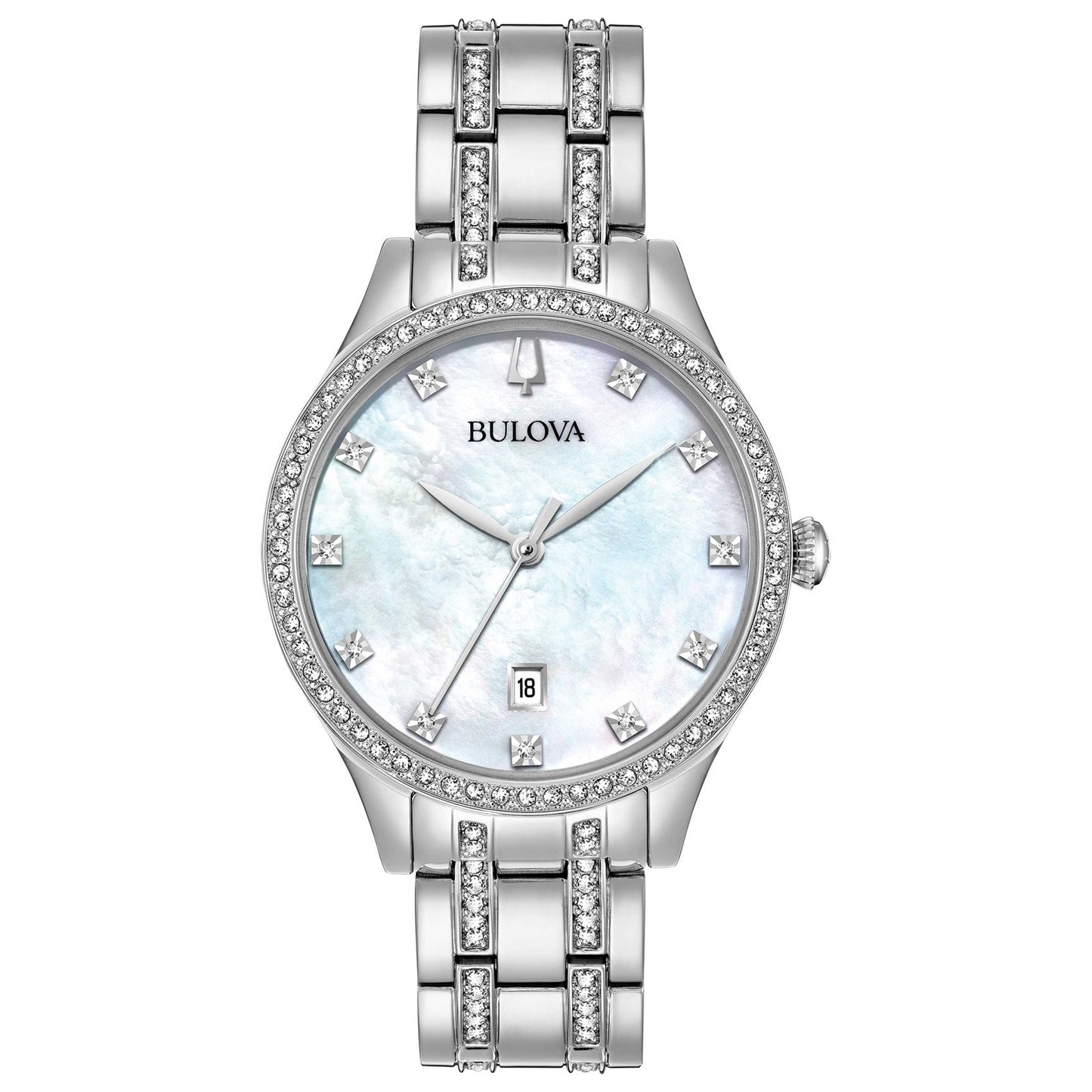 Front view of Bulova Classic Women's Quartz Watch 96M144