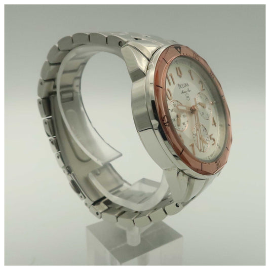 Bulova Marine Star Women's Quartz Watch 96N101-PO2 - Image #3