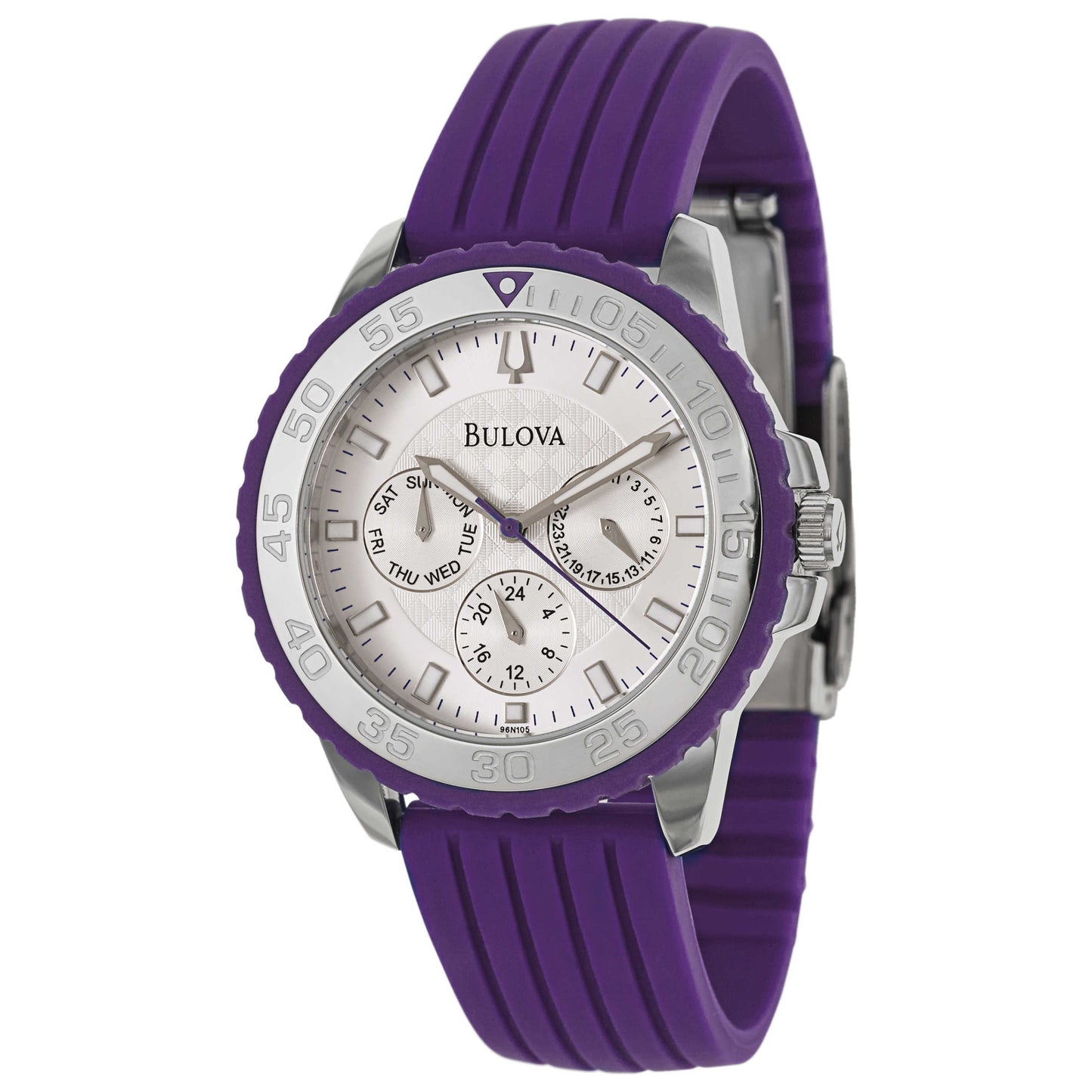 Front view of Bulova Sport Men's Japanese Quartz (Battery-Powered) Watch 96N106