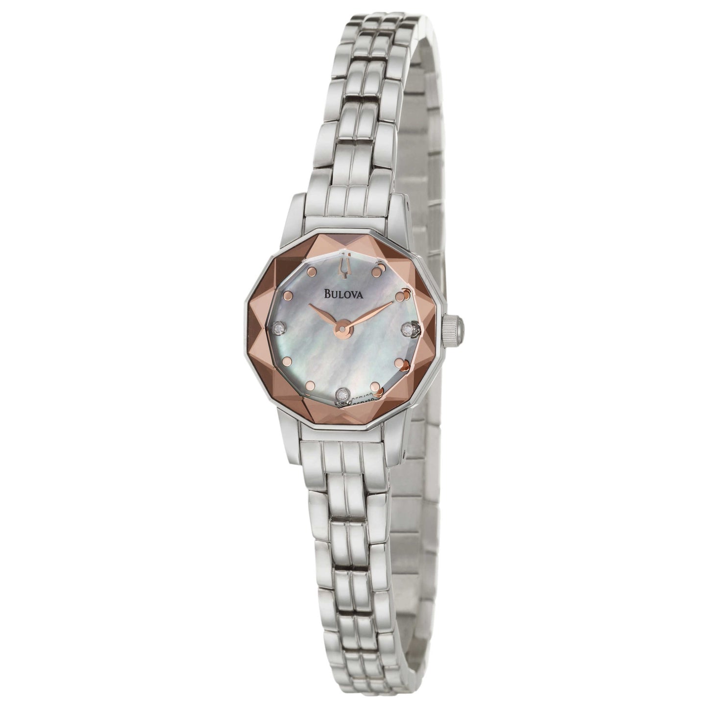 Front view of Bulova Dress Women's Japanese Quartz (Battery-Powered) Watch 96P130