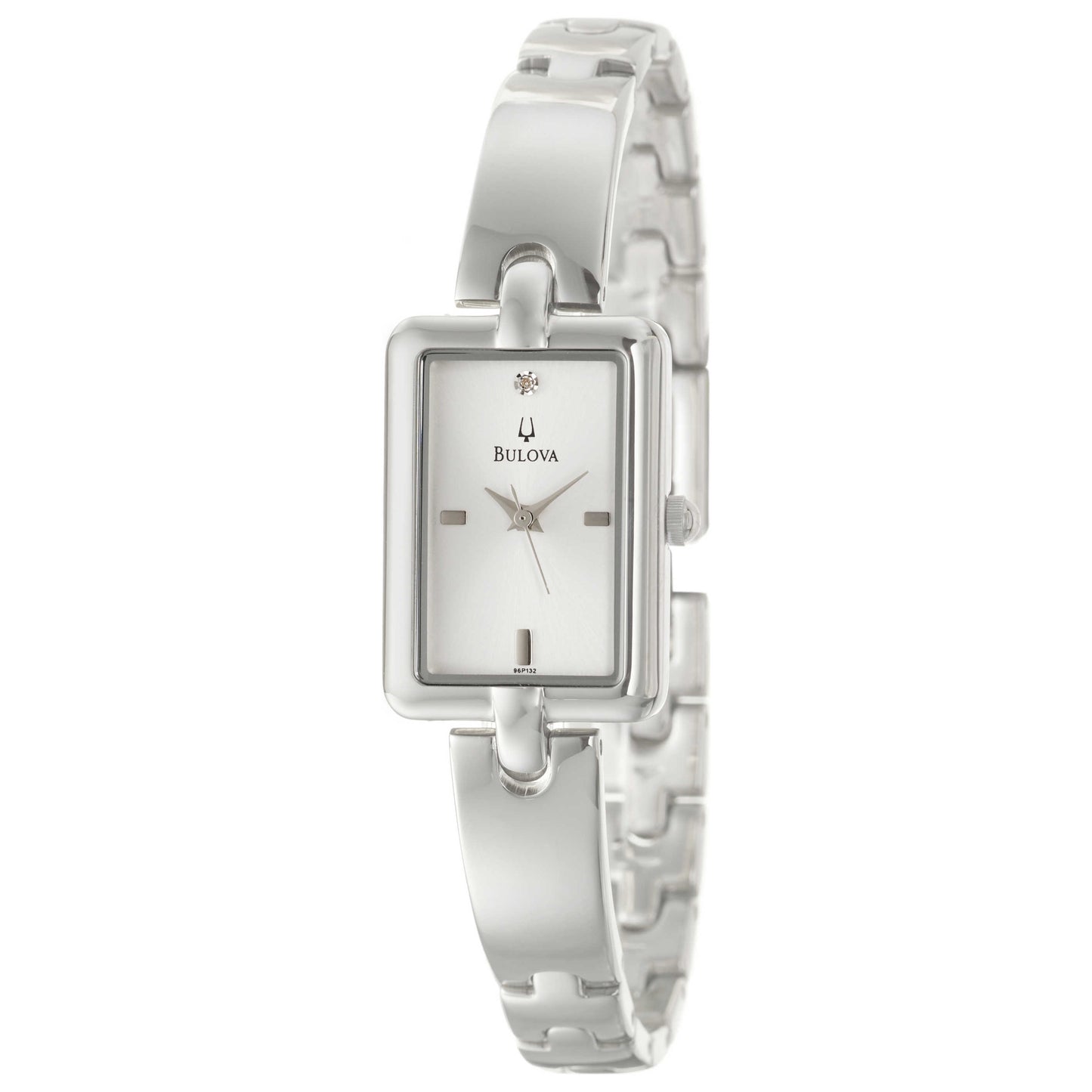 Front view of Bulova Bangle Women's Quartz Watch 96P132