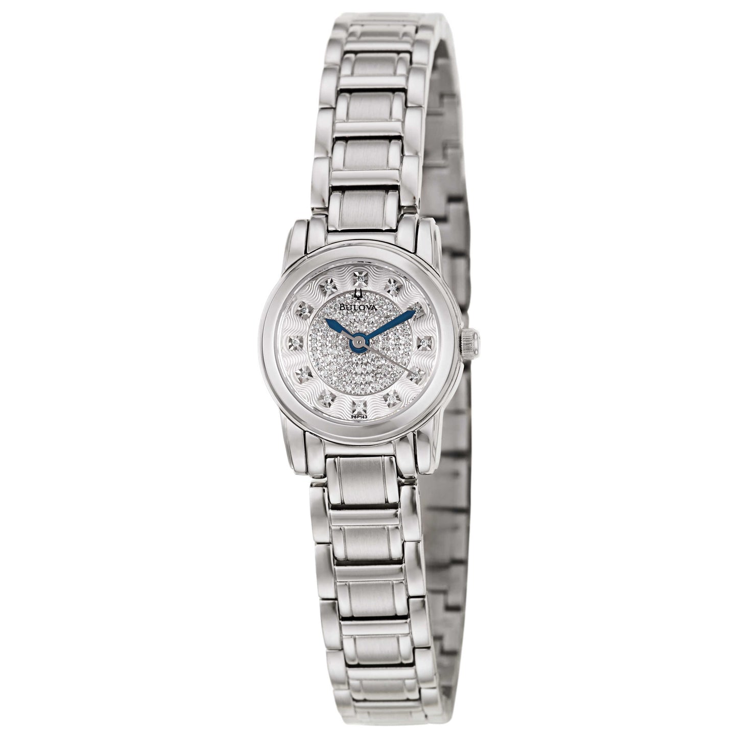 Front view of Bulova Highbridge Women's Quartz Watch 96P143