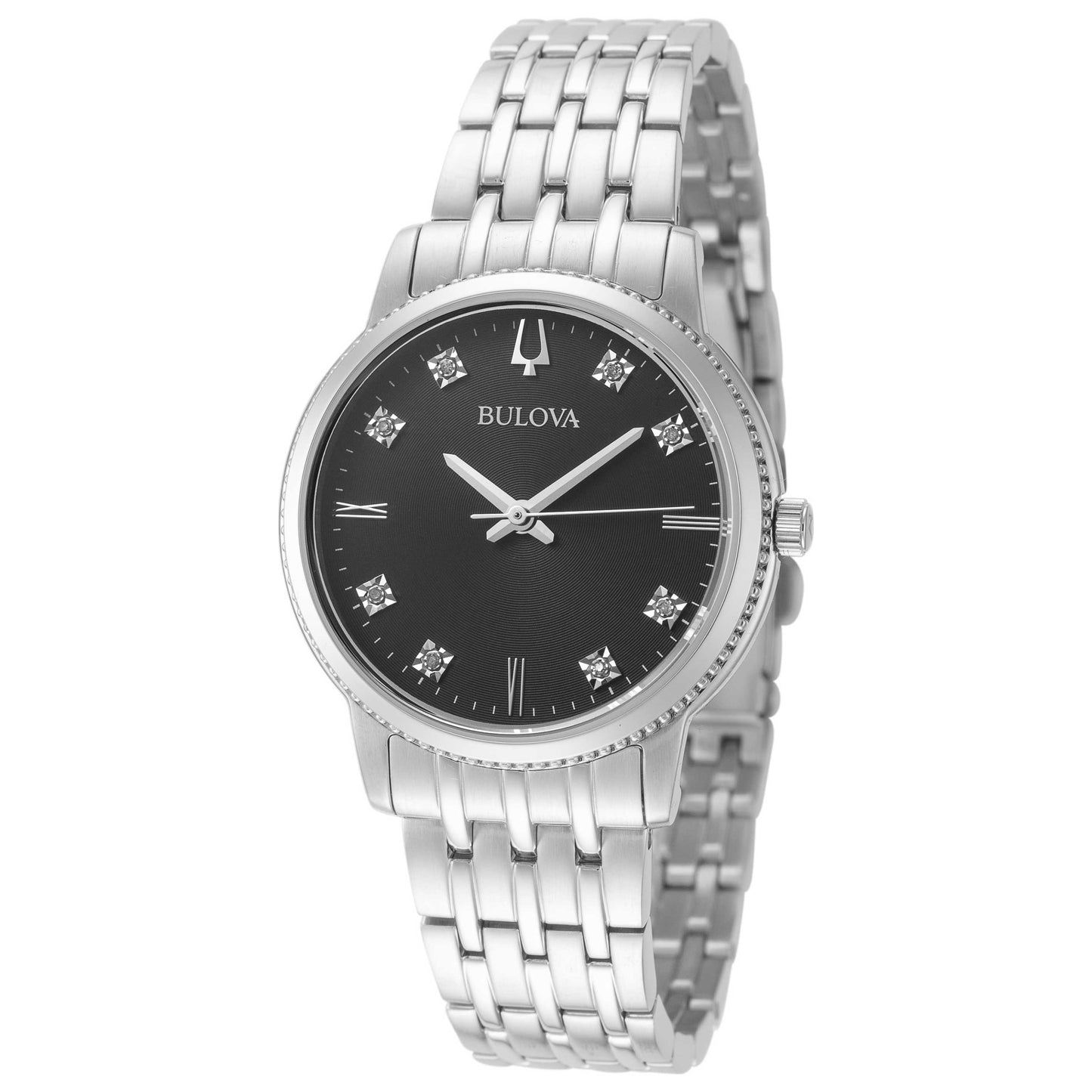 Front view of Bulova Classic Women's Quartz Watch 96P205