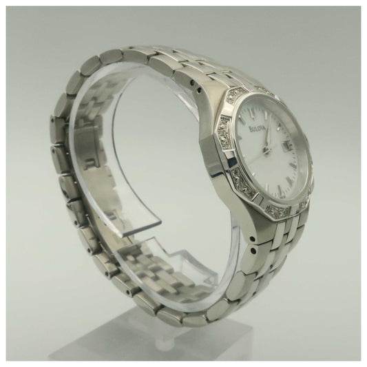 Bulova Diamonds Women's Quartz Watch 96R126-PO - Image #3