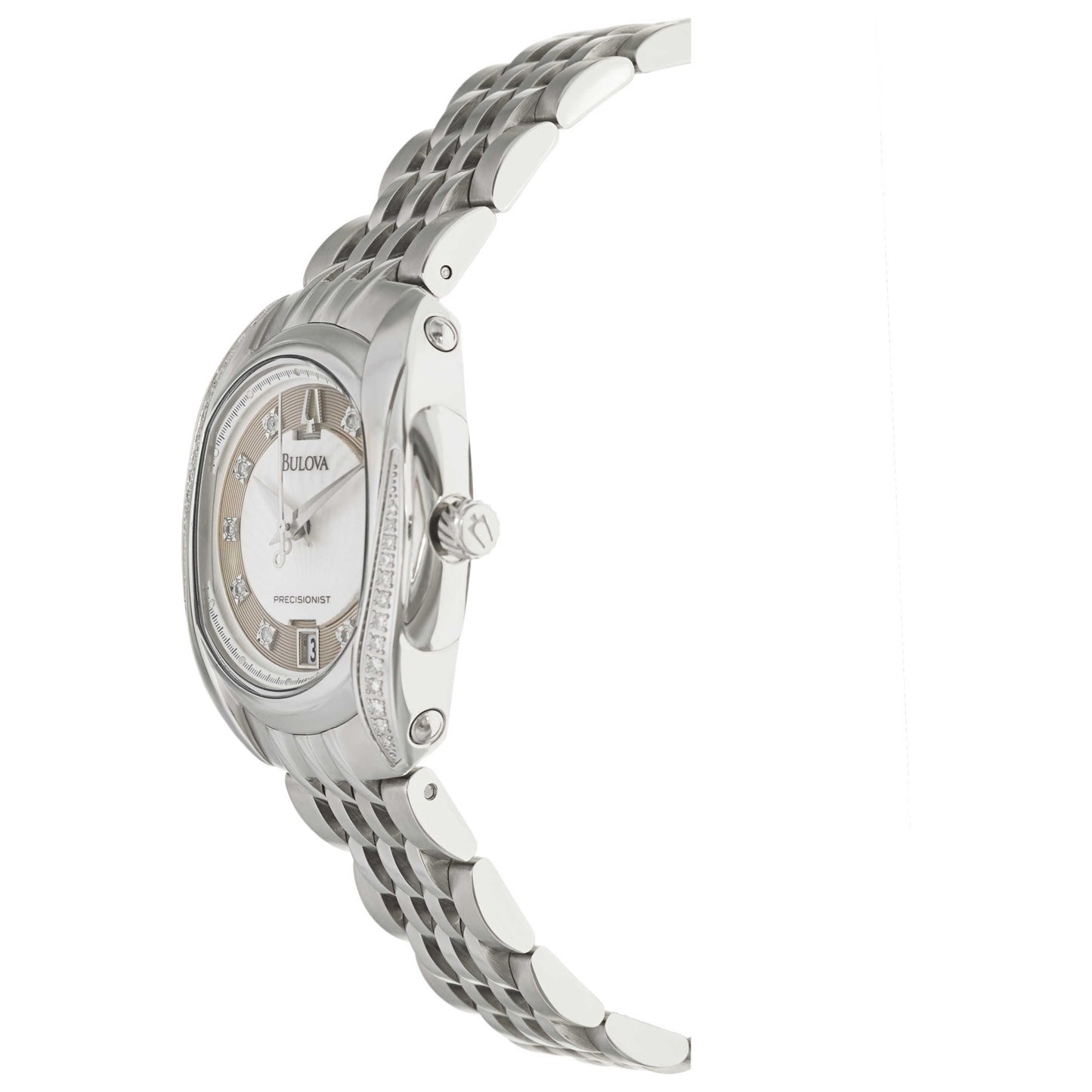Bulova Precisionist Women's Japanese Quartz (Battery-Powered) Watch 96R141 - Image #4
