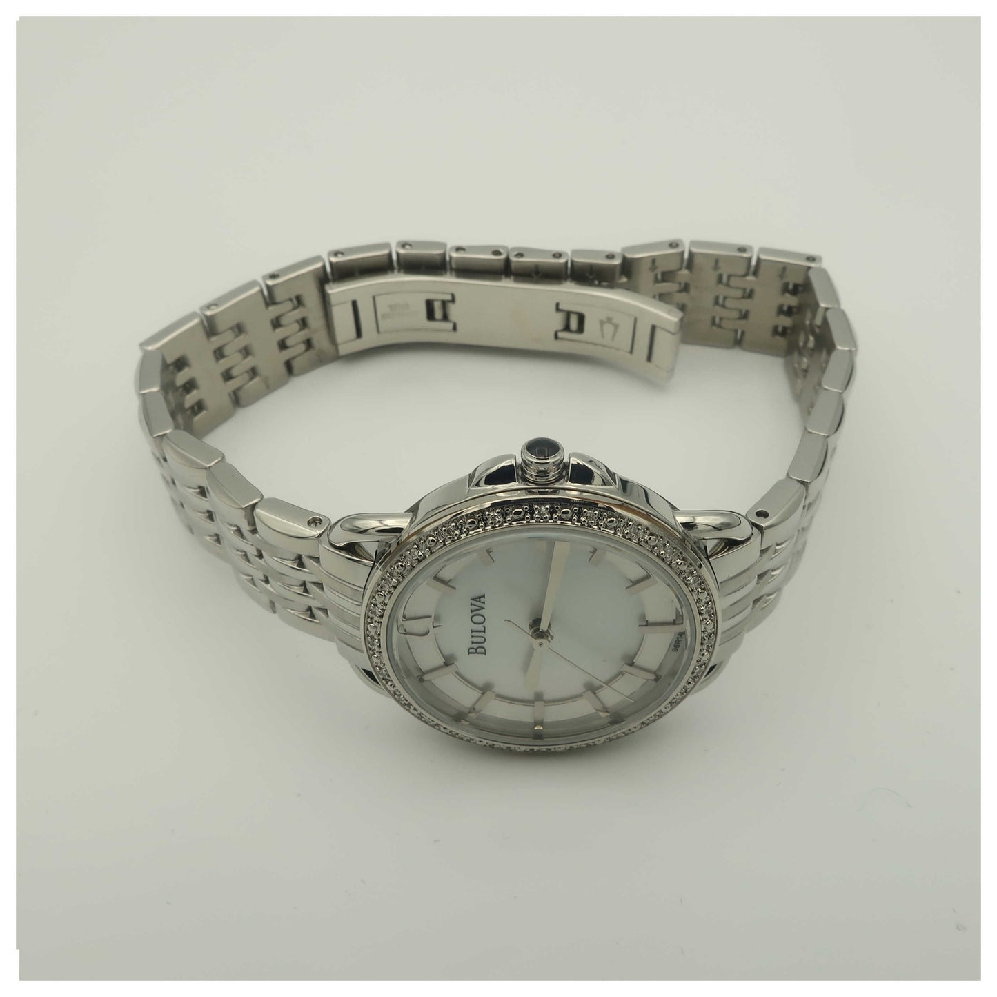 Bulova Diamonds Women's Japanese Quartz (Battery-Powered) Watch 96R146-PO - Image #8