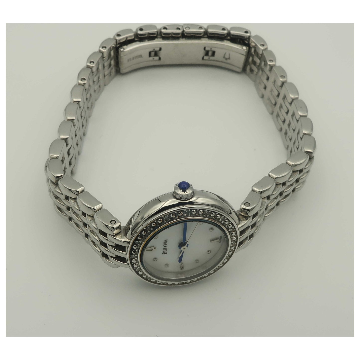 Bulova Diamonds Women's Quartz Watch 96R150-PO - Image #8